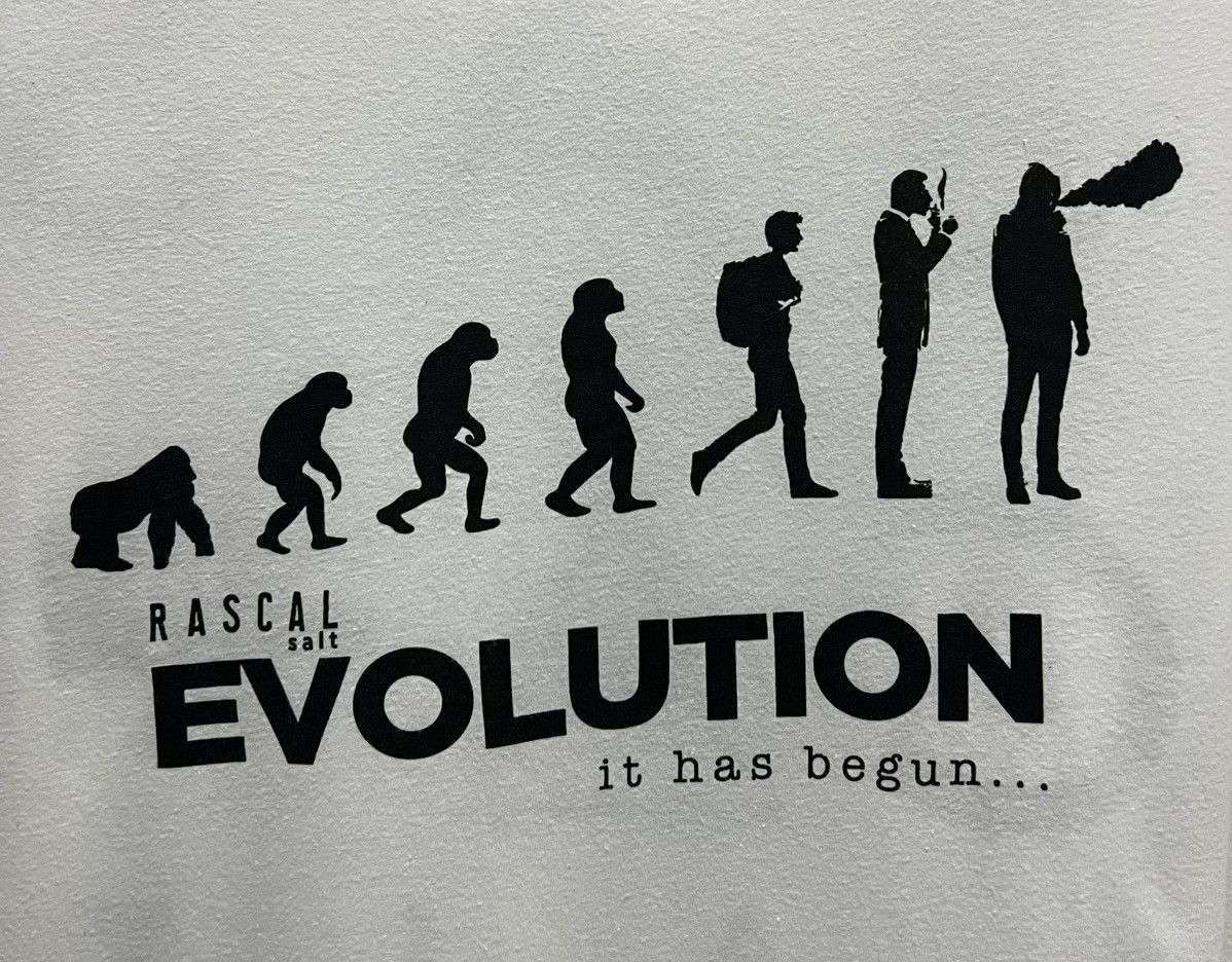 Vintage VINTAGE RASCAL SALT EVOLUTION IT HAS BEGUN… SHIRT Size US L / EU 52-54 / 3 - 3 Thumbnail