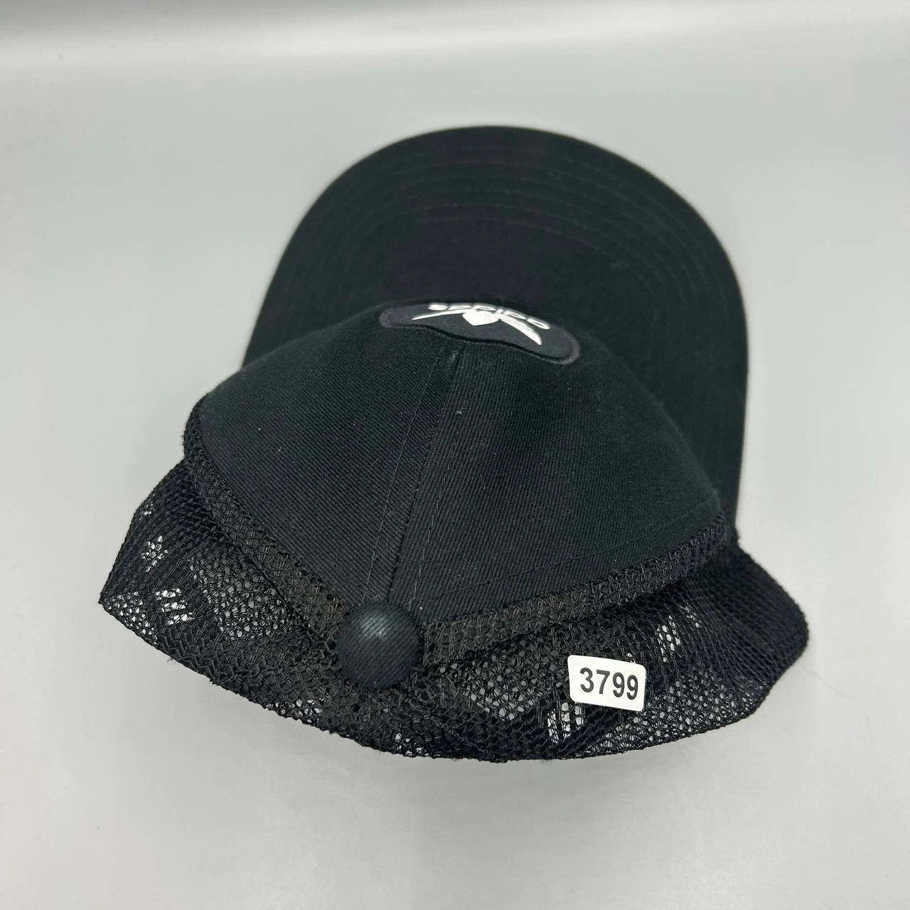 Adidas Adidas Logo Trucker Hat Men Black Snap Back Cap Size ONE SIZE - 8 Thumbnail