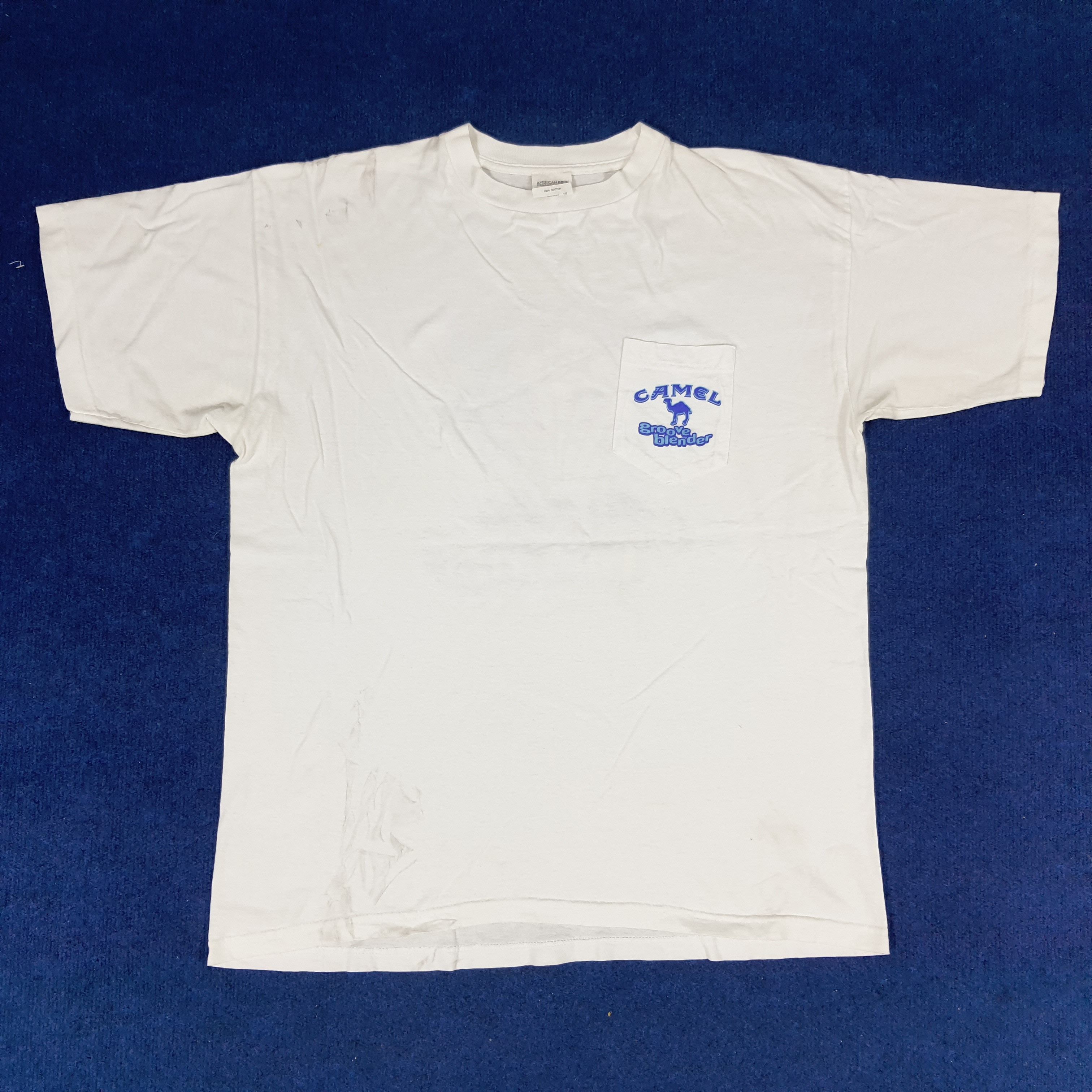 Camel × Vintage Vintage CAMEL Big Vegas Groove Blender 1996 T-shirt Size US XL / EU 56 / 4 - 4 Thumbnail