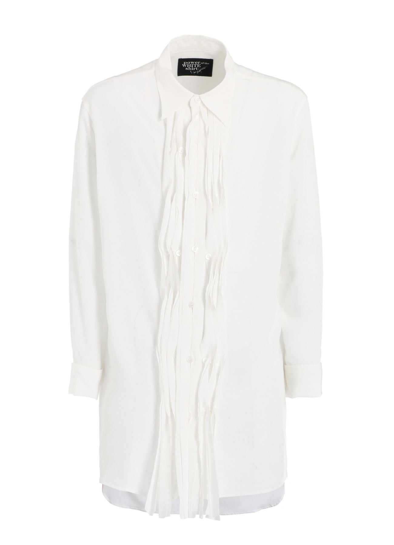 Yohji Yamamoto Yohji Yamamoto Pour Homme - FRILL SHIRT BLOUSE Size US M / EU 48-50 / 2 - 4 Thumbnail