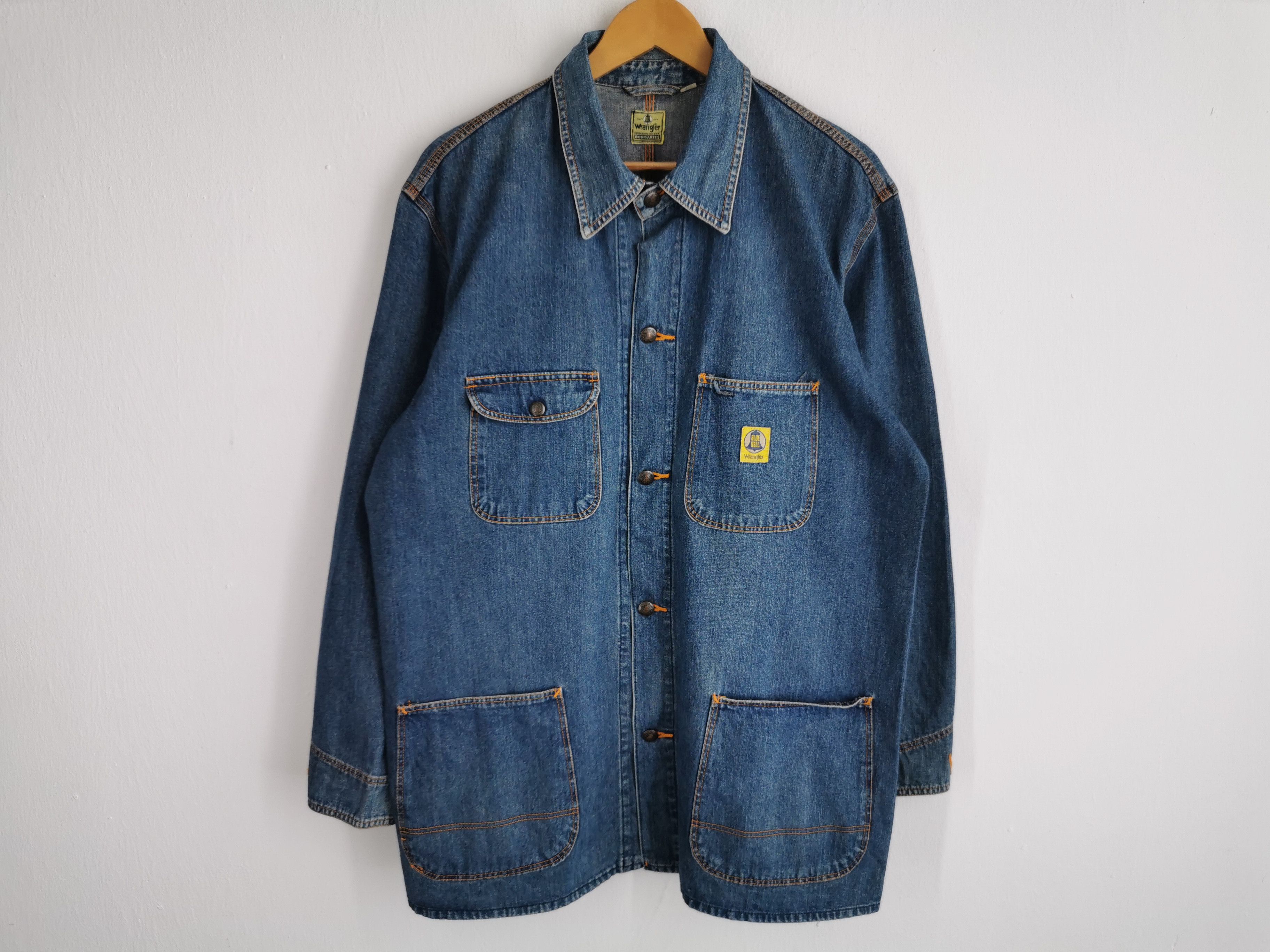 90s Vintage Wrangler BLUE BELL デニムカバーオール 90s Vintage Wrangler BLUE BELL デニムカバーオール 90s Vintage