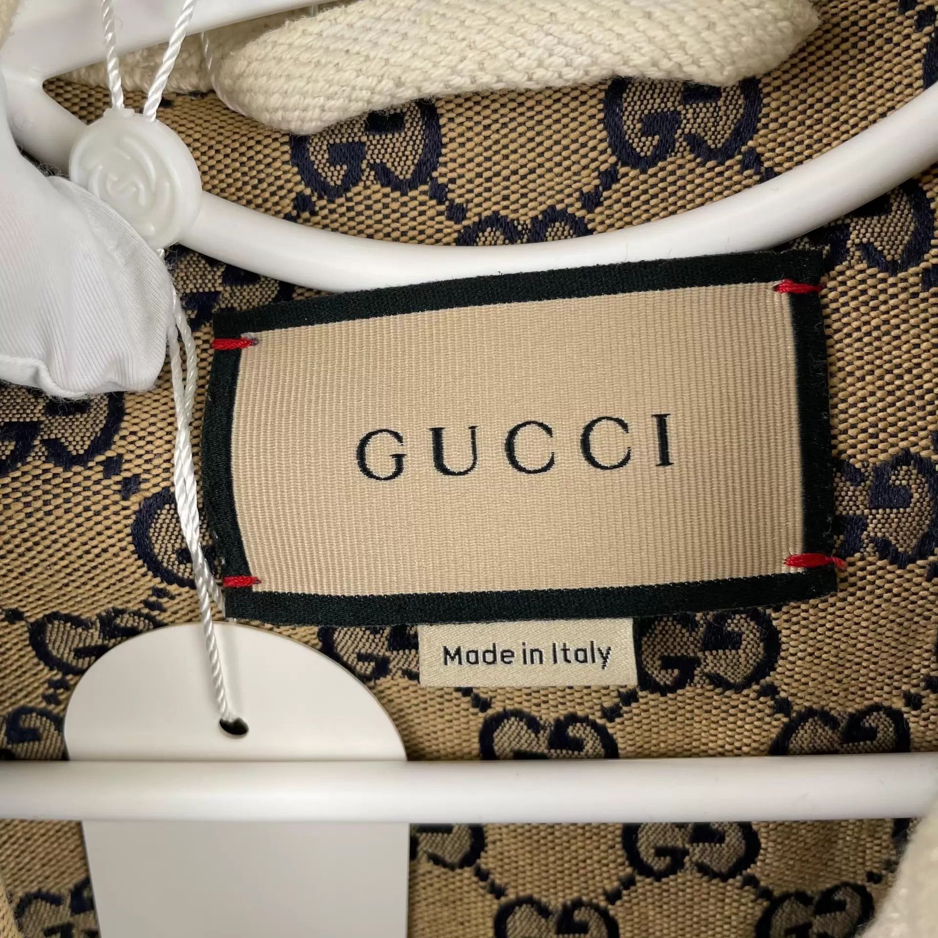 Gucci Gucci Canvas All-Over Print White Jacket Size 48 Size US M / EU 48-50 / 2 - 5 Thumbnail
