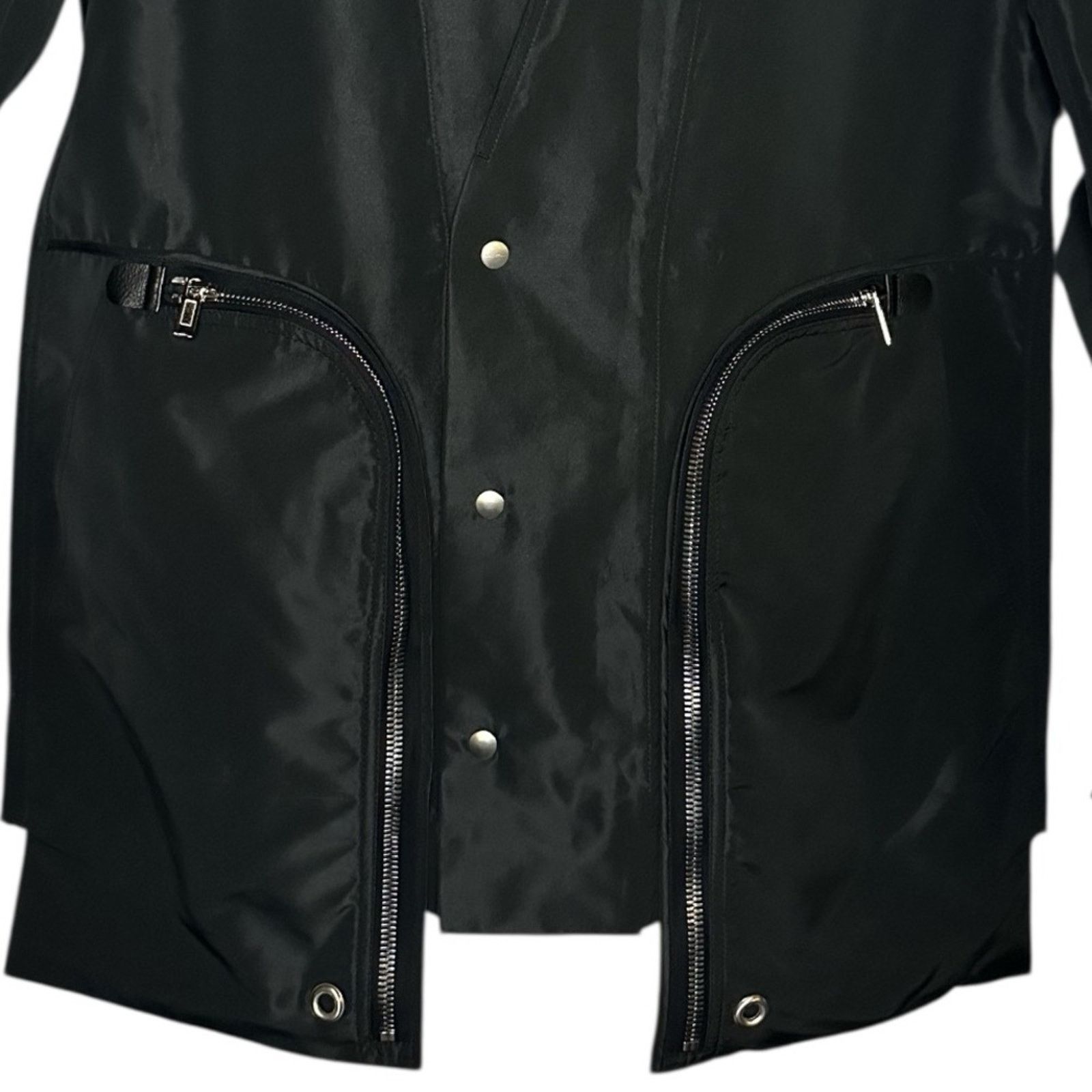 Rick Owens SS20 Tecuatl Bauhaus Jacket Black IT 50 Large Zipper Pockets Size US L / EU 52-54 / 3 - 10 Thumbnail