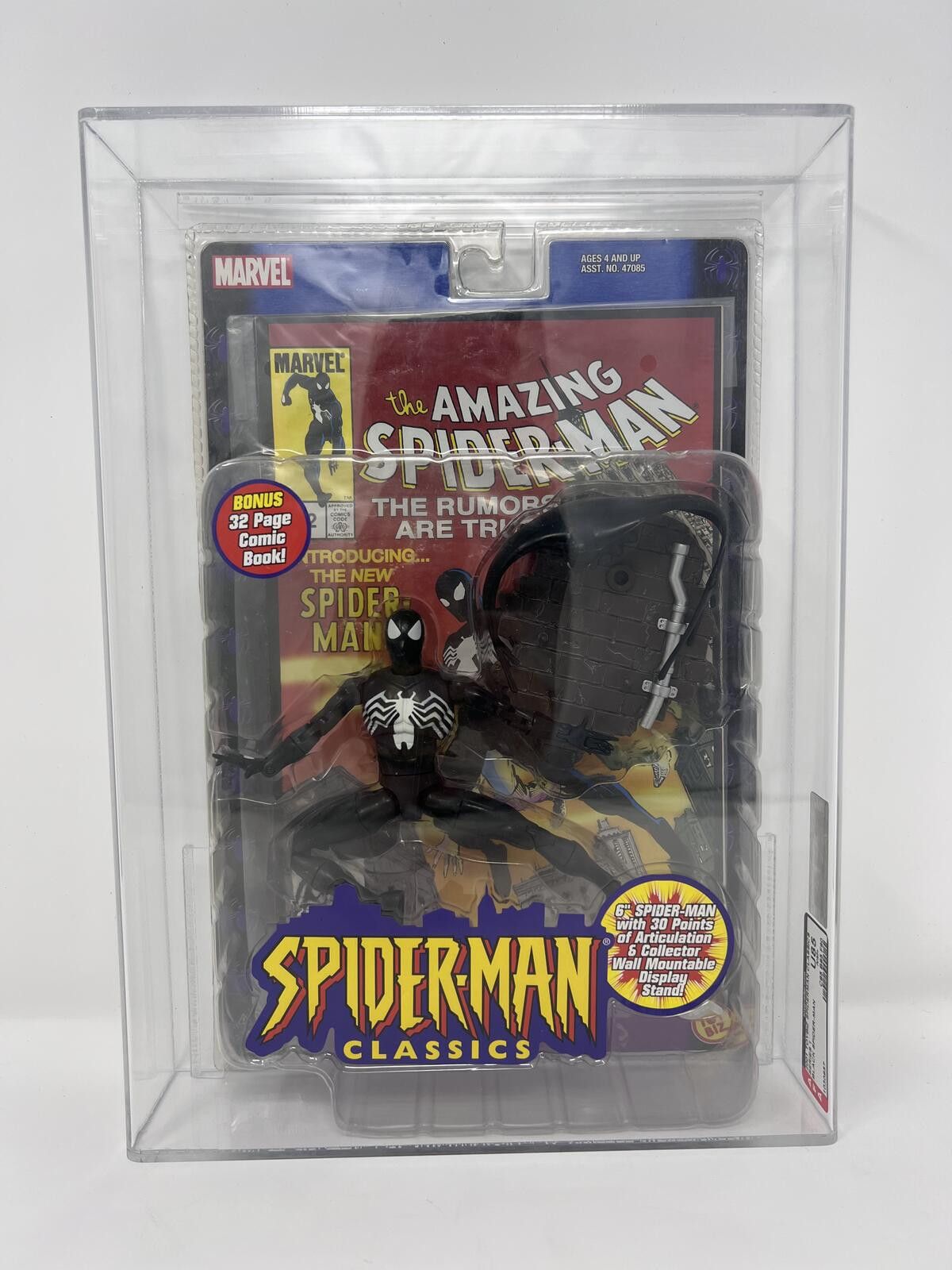 Marvel Comics Black Spider-Man AFA U85 NM+ ToyBiz Classics Marvel Legends Size ONE SIZE - 1 Thumbnail