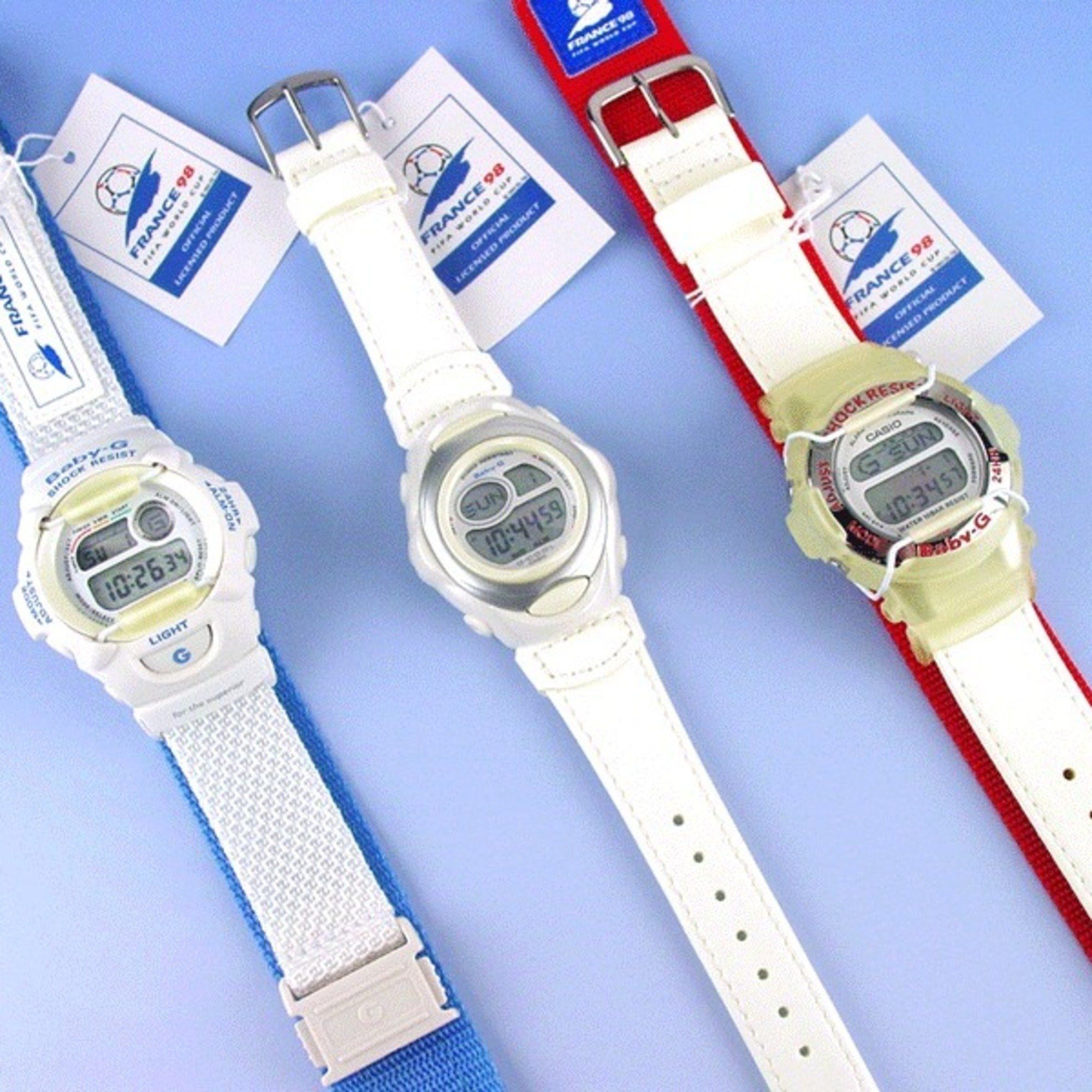 Casio Casio Baby G 3-piece set watch 1998 FIFA World Cup France tournament  dead stock 02-B113457 | Grailed