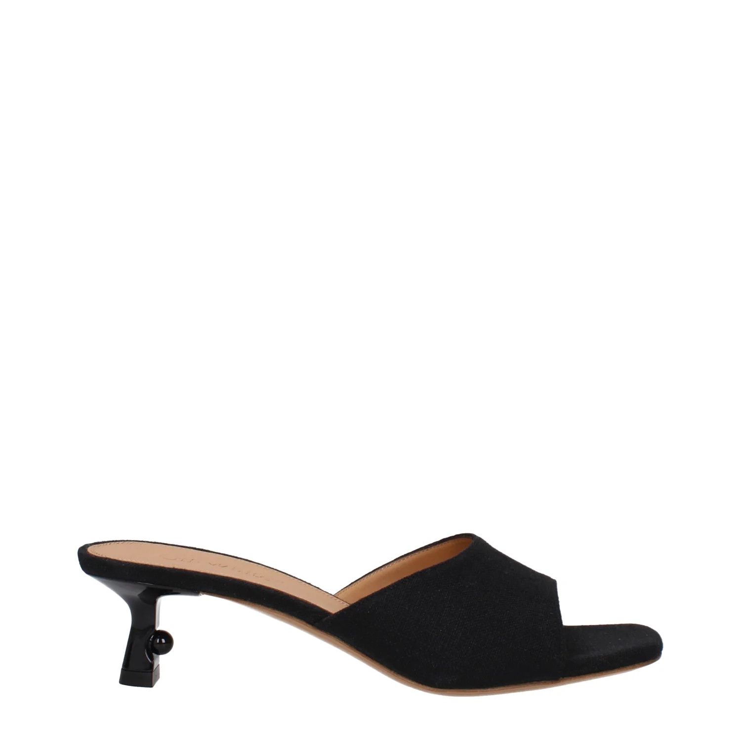 Off-White ob1o1e1124 Linen Sandals in Black Size US 6 / IT 36 - 1 Thumbnail