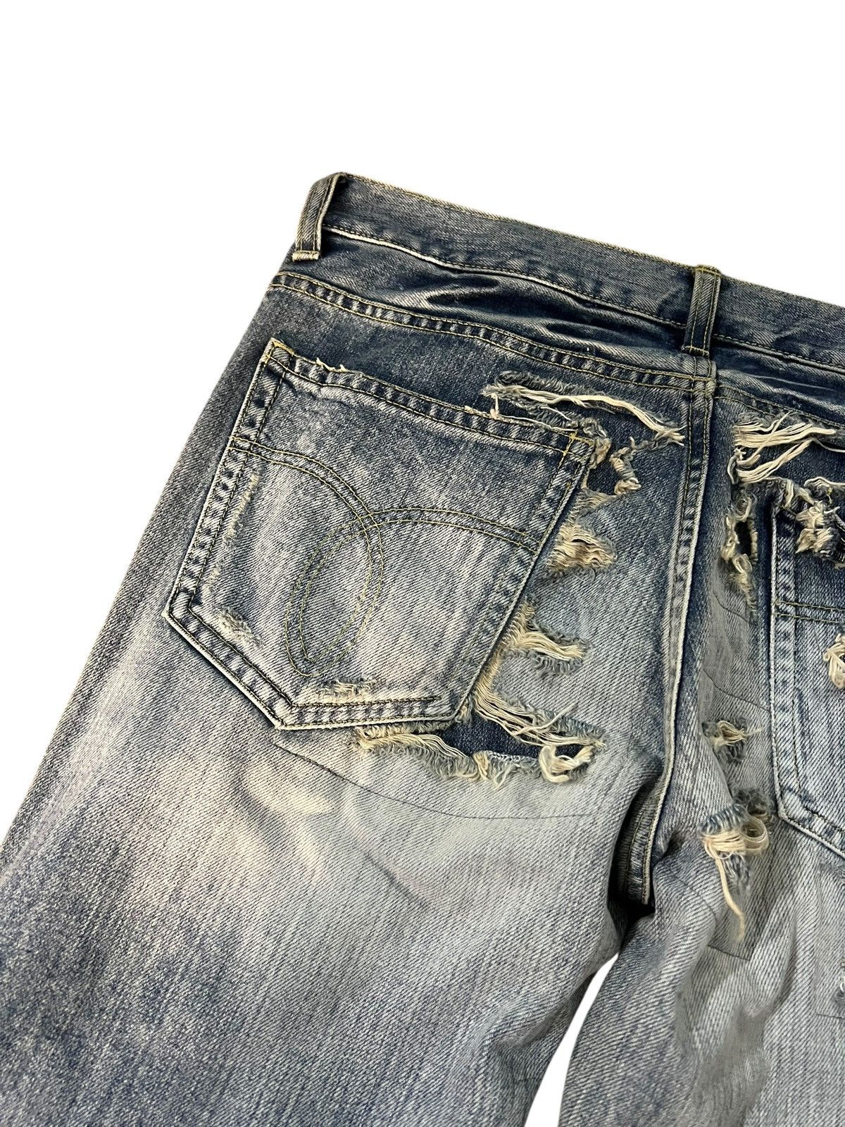 Japanese Brand Vintage Ego Tripping Distressed Punk Japan Size US 32 / EU 48 - 14 Thumbnail