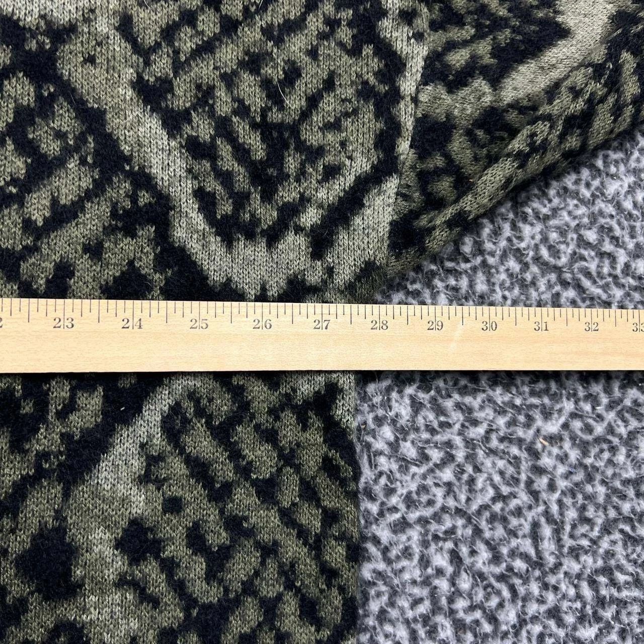Other DG2 Diane Gilman Jacquard Sweater 2X Python Knit Crew Neck Size XXL / US 16-18 / IT 52-54 - 3 Thumbnail