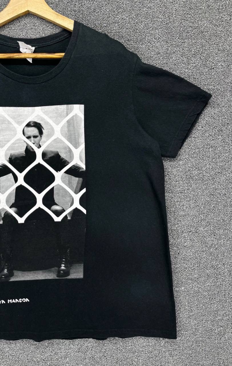 Marilyn Manson Vintage Marilyn Manson Punk Rock Band Tees T Shirts Size US XL / EU 56 / 4 - 4 Thumbnail
