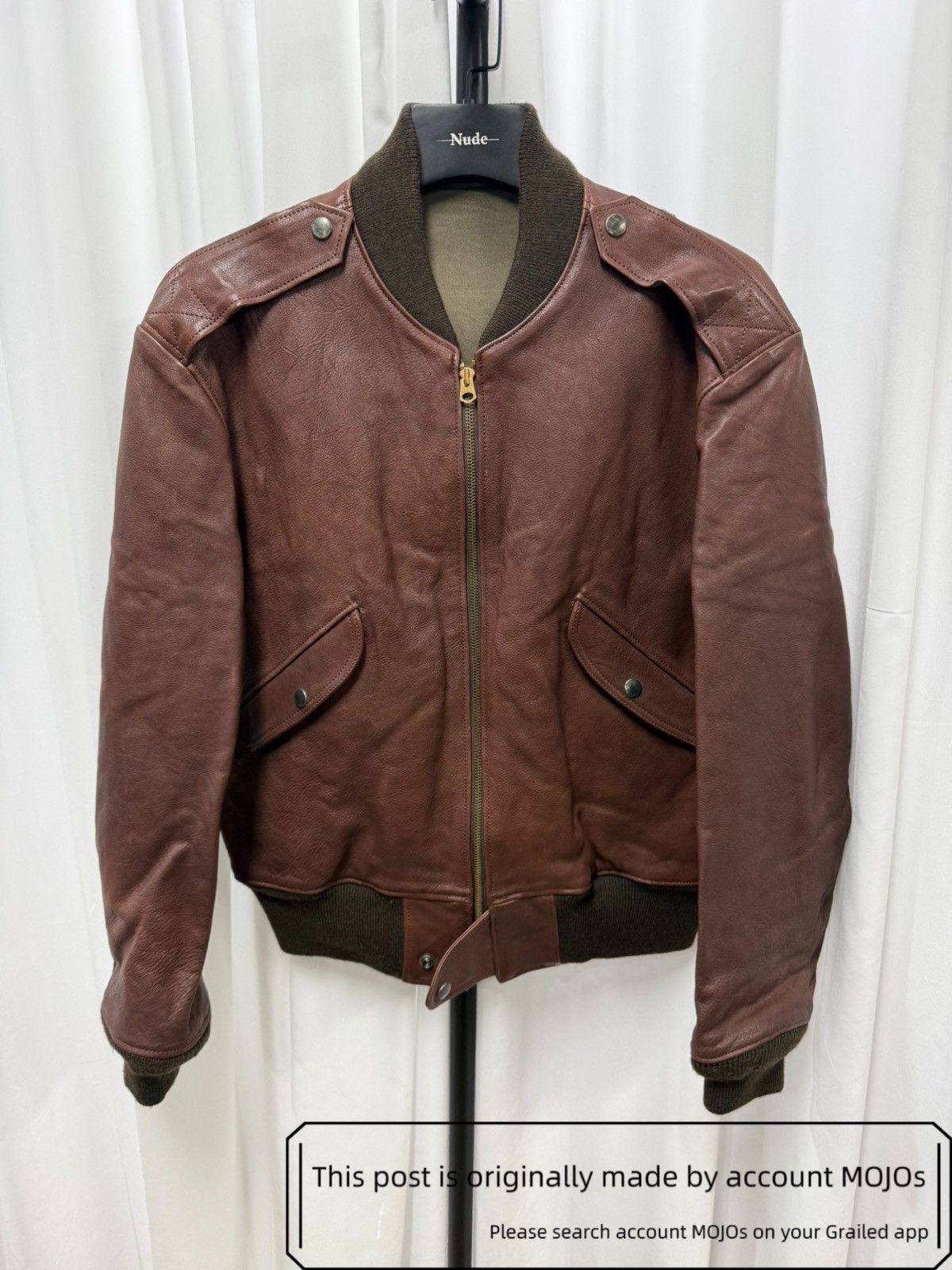 ジャケット・アウター   Red Label Leather Jacket Yohji Yamamoto Y's For Men Red Label Leather Jacket | Grailed