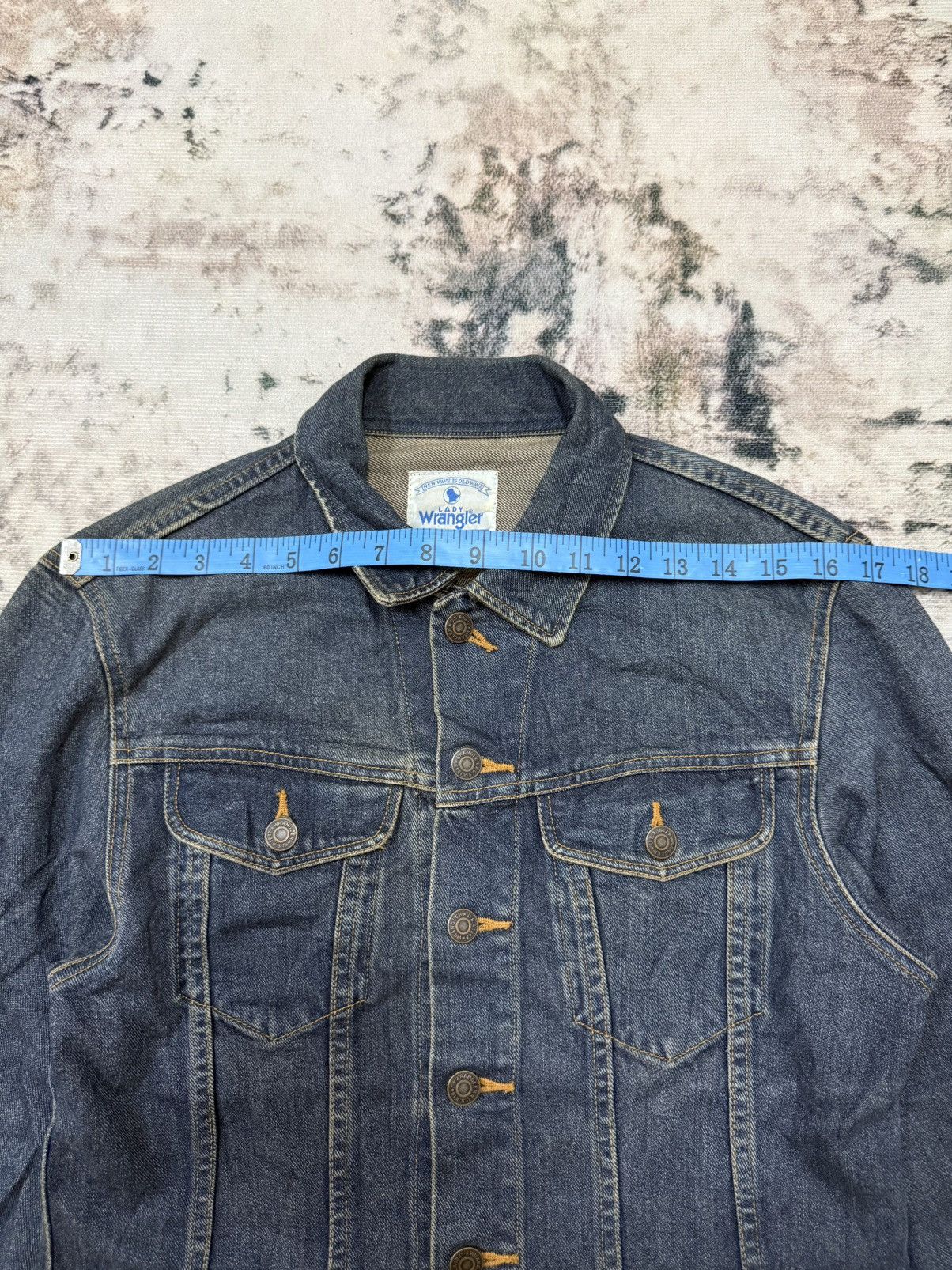 Vintage × Wrangler Vintage 90s Wrangler Blue Bell Denim Jacket Size S / US 4 / IT 40 - 19 Thumbnail