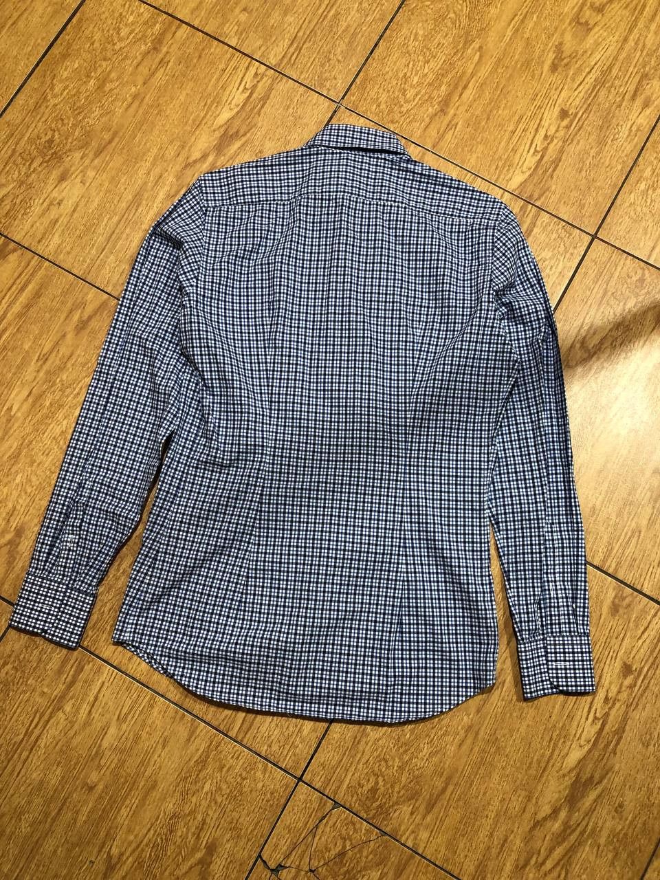 Prada Luxury Prada Classic Fit Checkered Button Up Shirt Size L Size US L / EU 52-54 / 3 - 12 Thumbnail