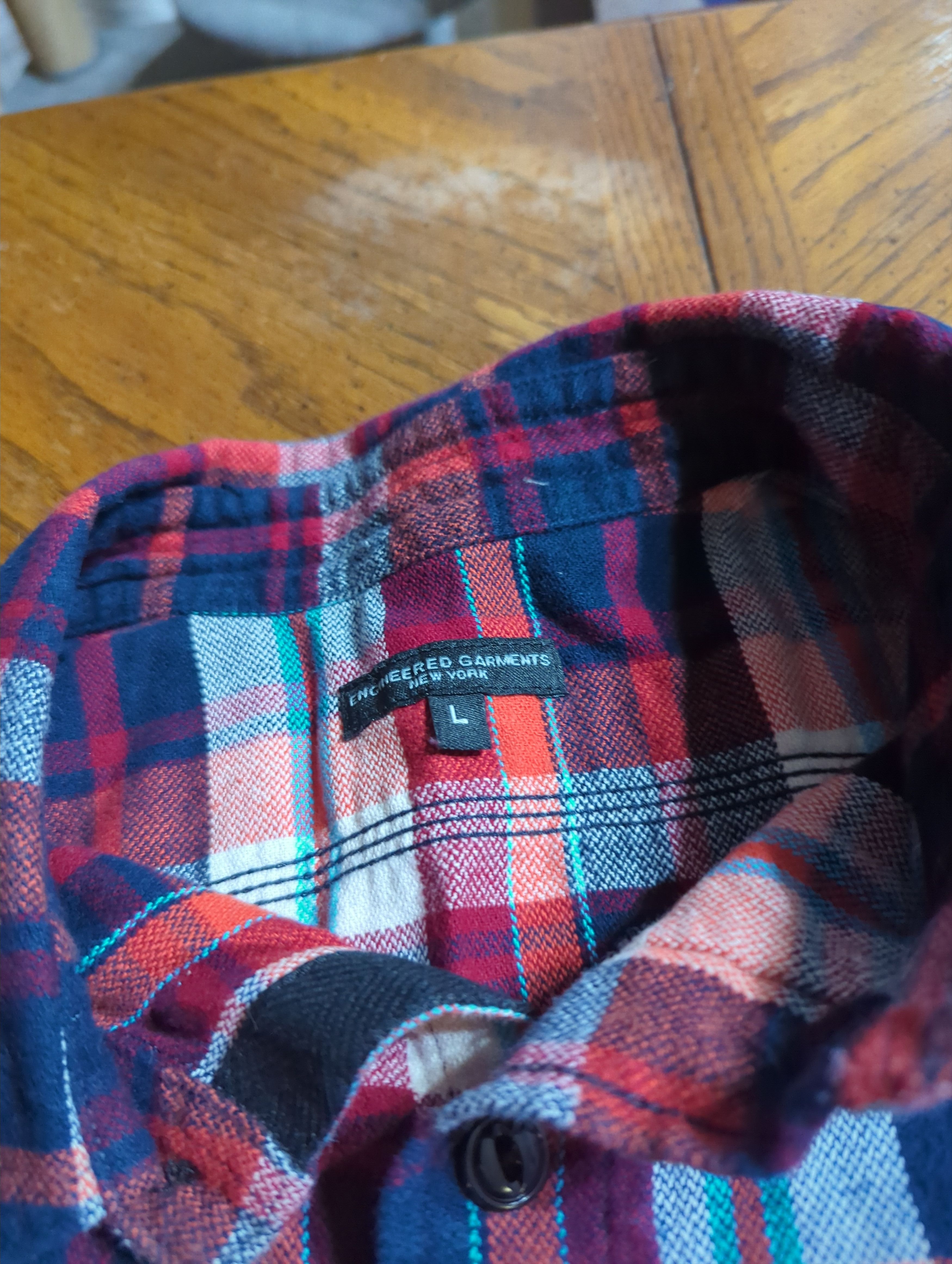 Engineered Garments Engineered Garments Work Shirt Plaid Flannel Size US L / EU 52-54 / 3 - 5 Thumbnail