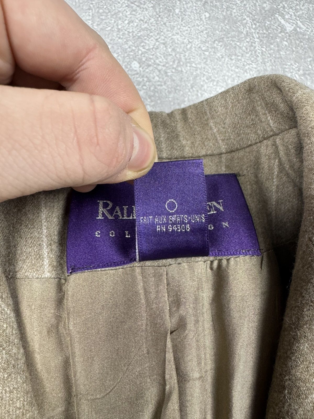 Ralph Lauren Purple Label Polo Ralph Lauren Purple Label Collection Wool Blazer USA Size L / US 10 / IT 46 - 12 Thumbnail