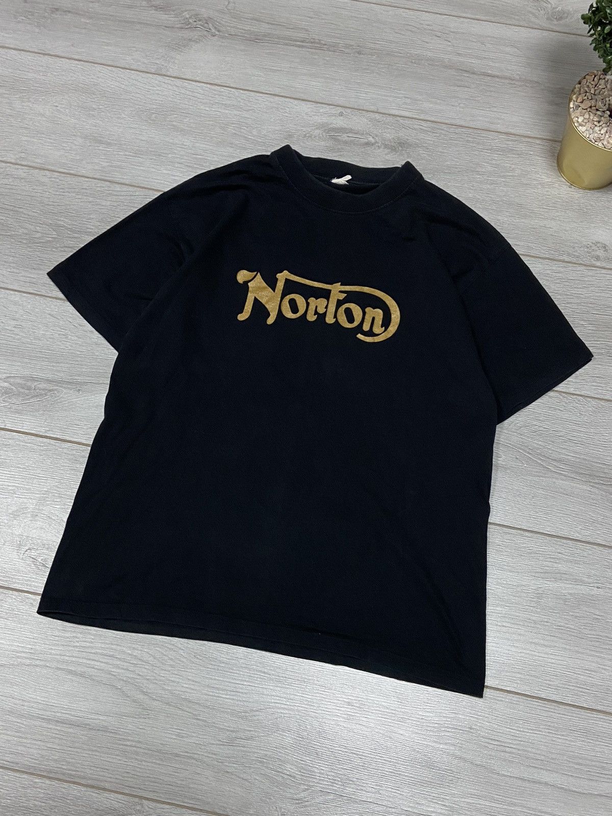 Champion Vintage 50s Champion Norton Motorcycles T Shirt Size US L / EU 52-54 / 3 - 3 Thumbnail