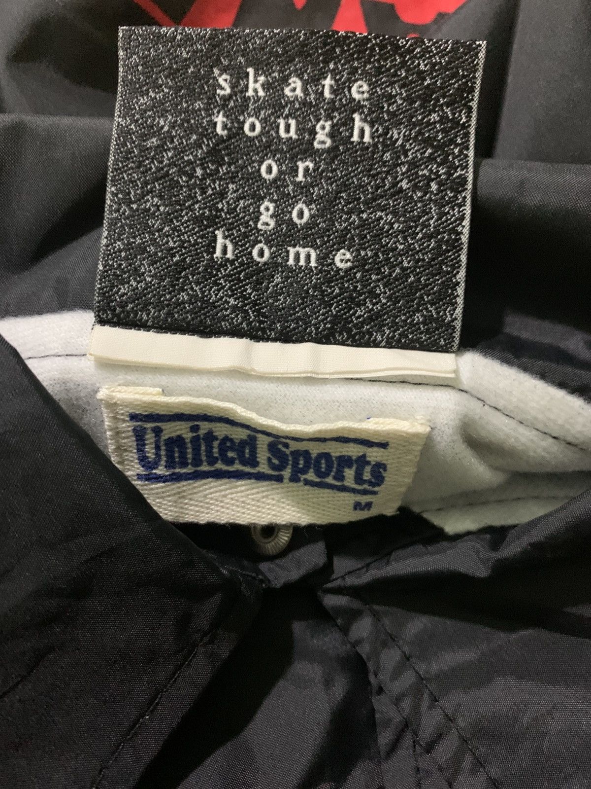 Vintage 80s Zorlac Skateboards Shut Up And Skate Windbreaker Jacket Size US M / EU 48-50 / 2 - 5 Thumbnail