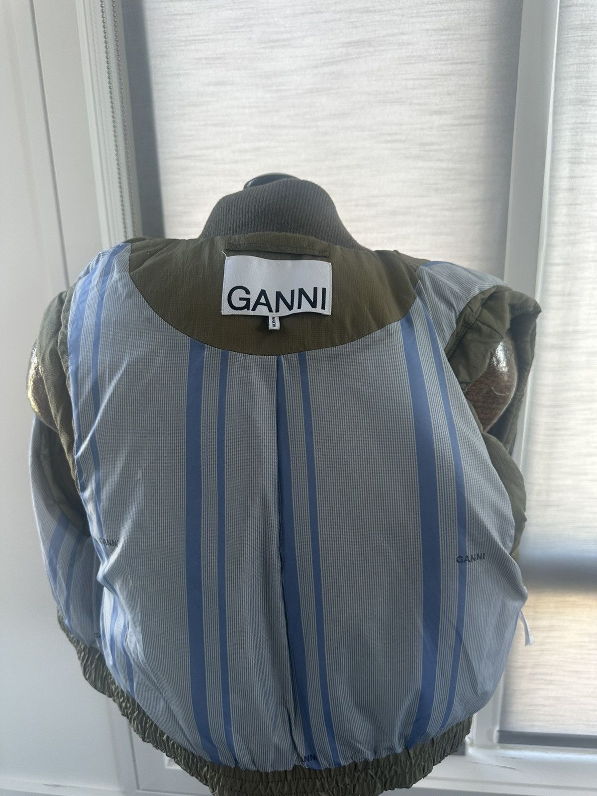 Ganni Ganni Olive Puffer Vest Size XS / US 0-2 / IT 36-38 - 3 Thumbnail