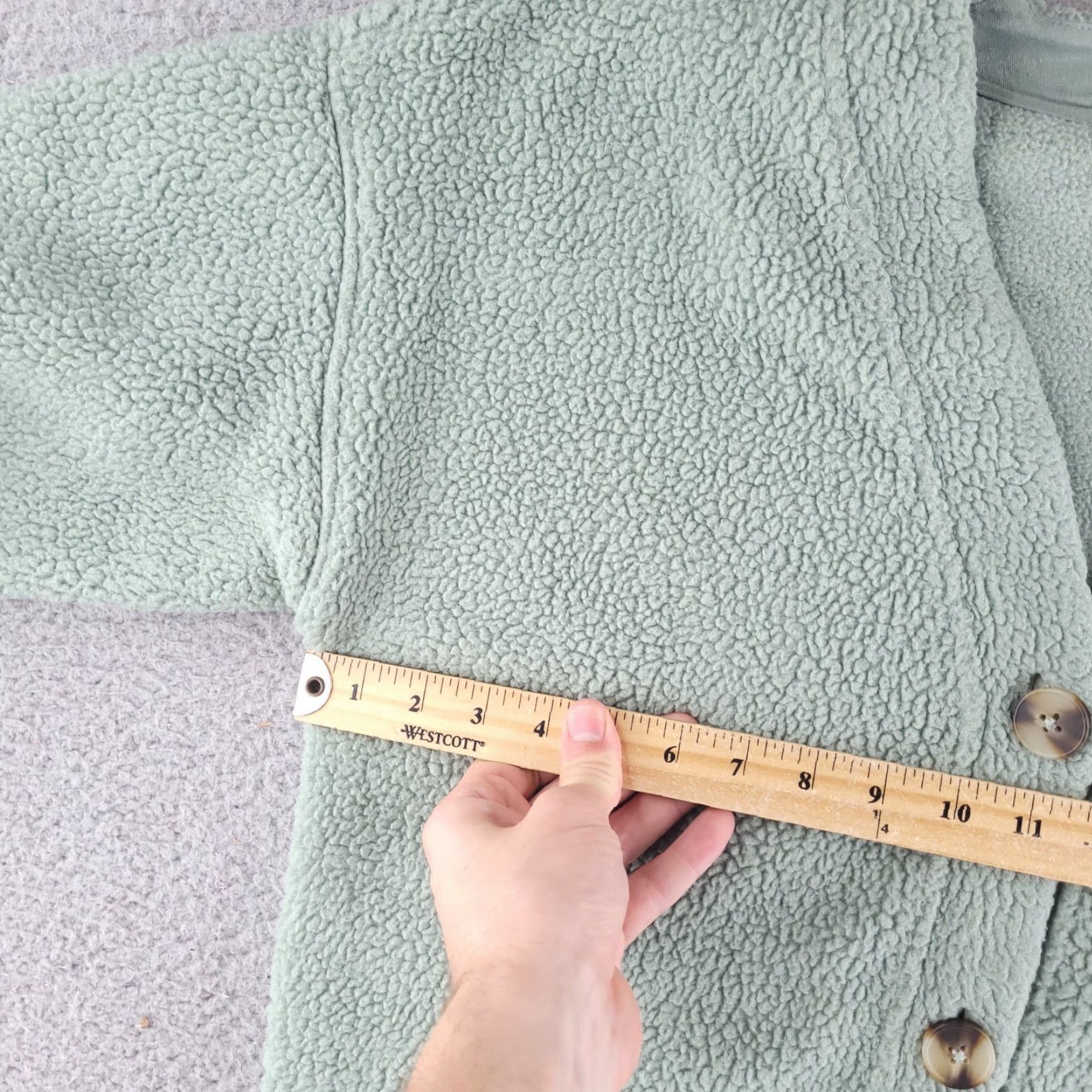 Madewell Madewell Sweater Cardigan Womens L Green V-Neck Long Sleeve Regular Size L Size L / US 10 / IT 46 - 4 Thumbnail