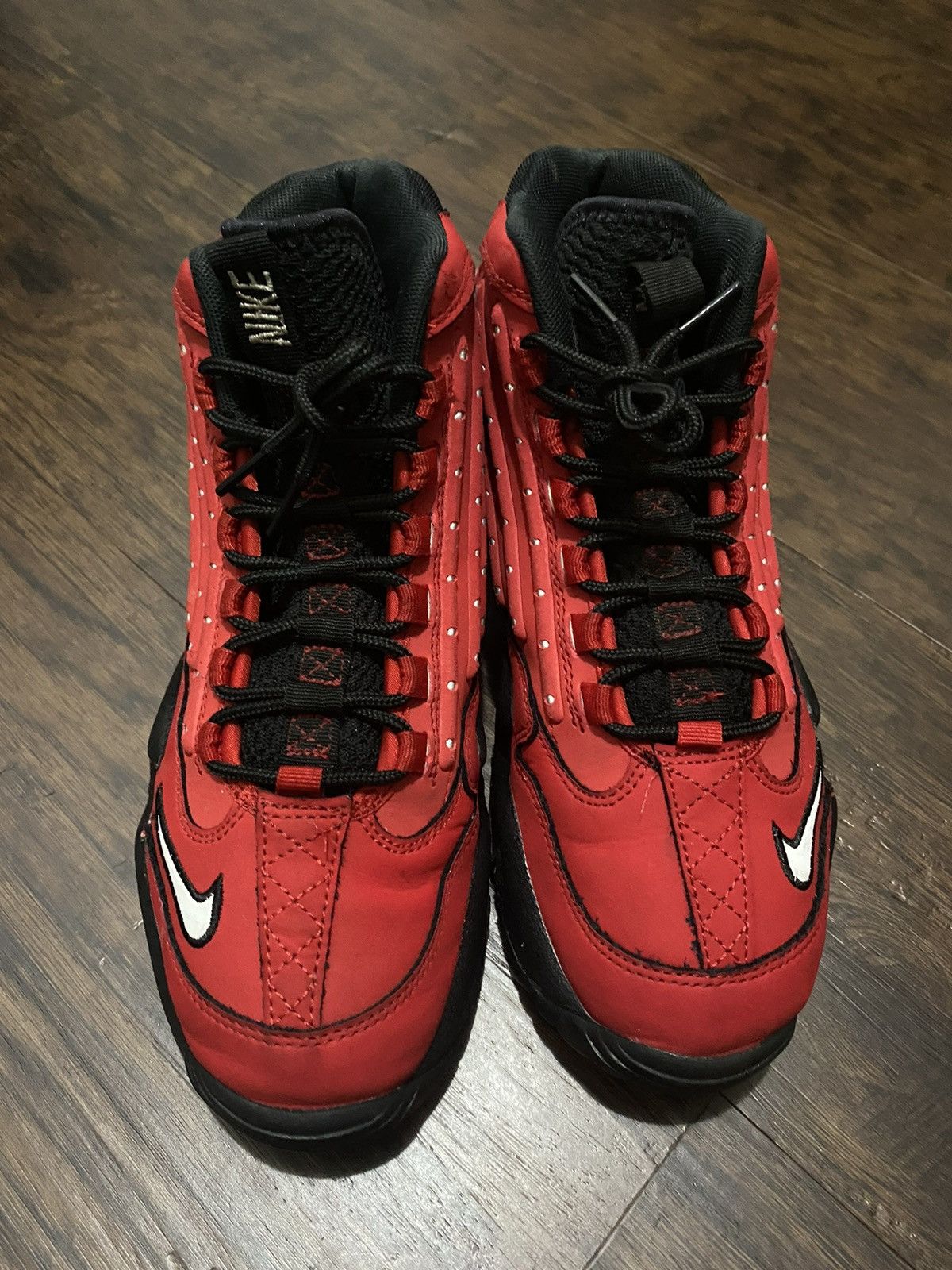 Nike CLEAN Nike Air Max Griffey 2 Red Cincinnati size 7 2015 Mens Size US 7 / EU 40 - 3 Thumbnail