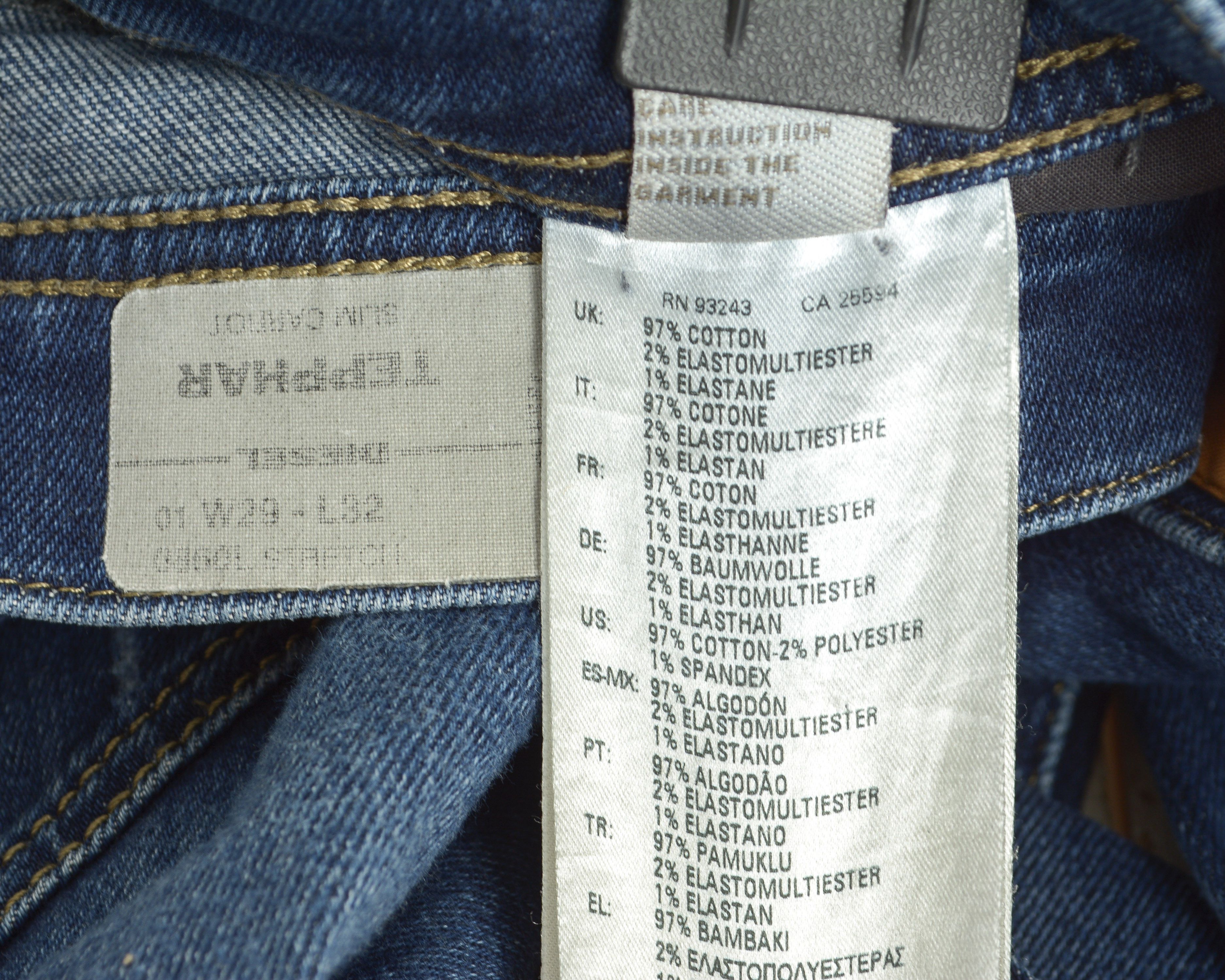 Diesel Tepphar W29 L32 Denim Pants Jeans Slim Fit Carrot Trousers Size US 29 - 10 Thumbnail