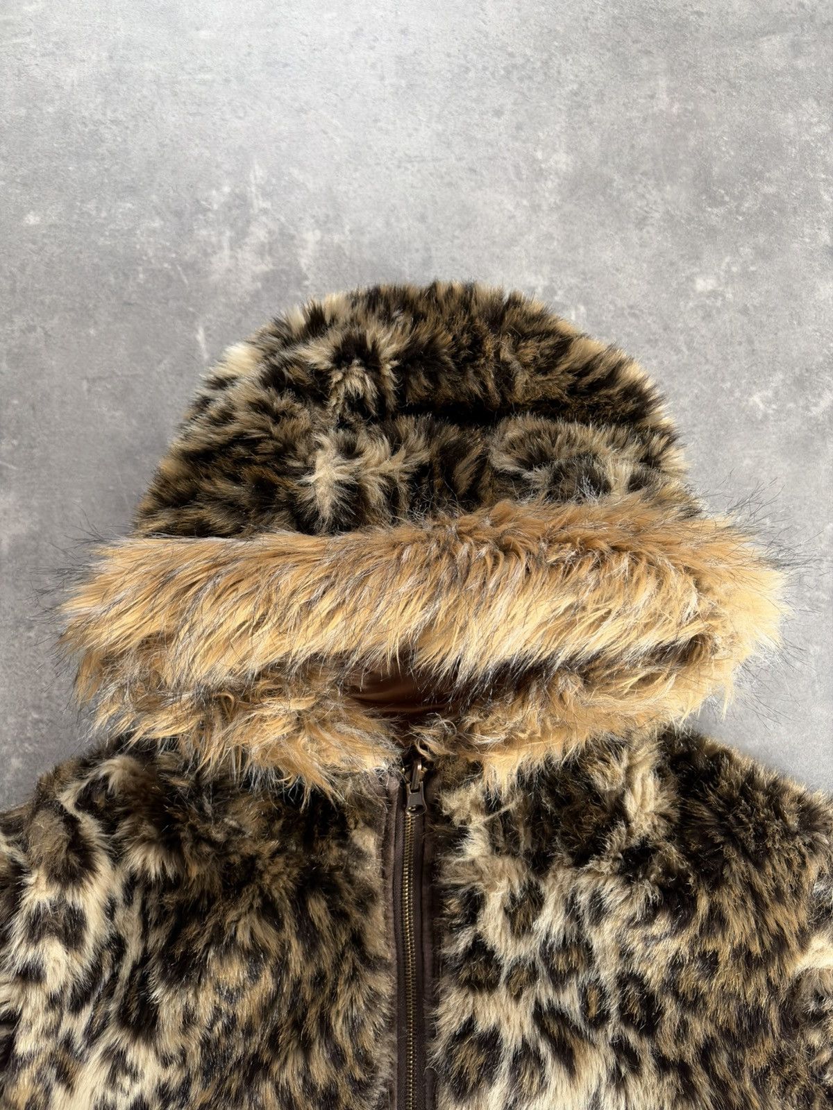 Ecko Unltd. Ecko Unltd. Red Leopard Faux Fur Printed N-2B Bomber Jacket Size L / US 10 / IT 46 - 8 Thumbnail