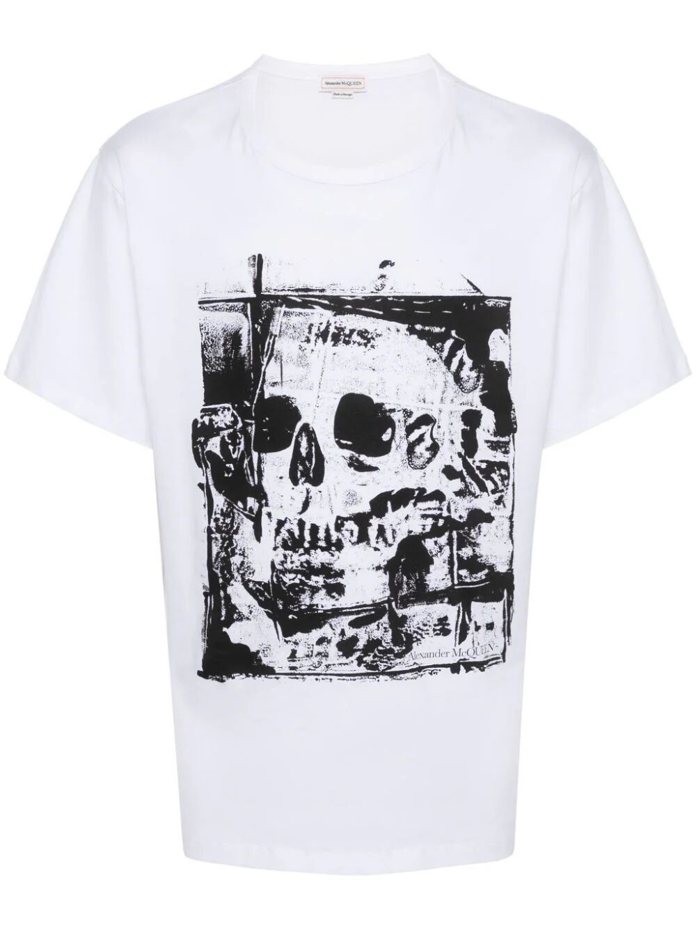 image of Alexander Mcqueen Skull T-Shirt Size L, Men's