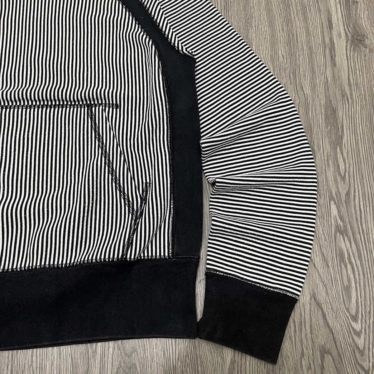 Engineered Garments RARE Reglan Hoodie Stripe Engineered Garments Size US S / EU 44-46 / 1 - 3 Thumbnail
