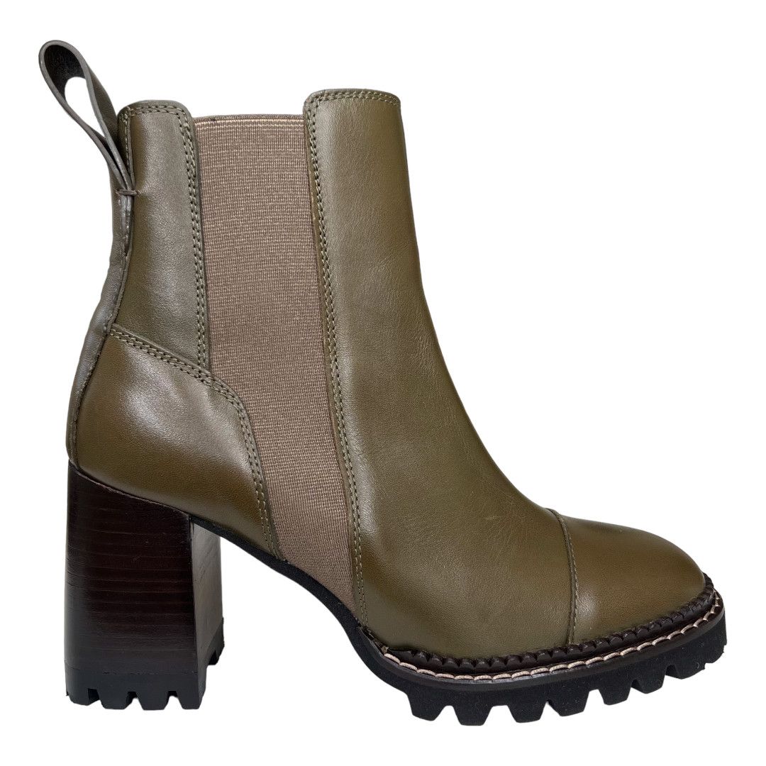 See by Chloe See by Chloe Mallory Lug Sole Leather Chelsea Boots Size US 8 / IT 38 - 1 Thumbnail