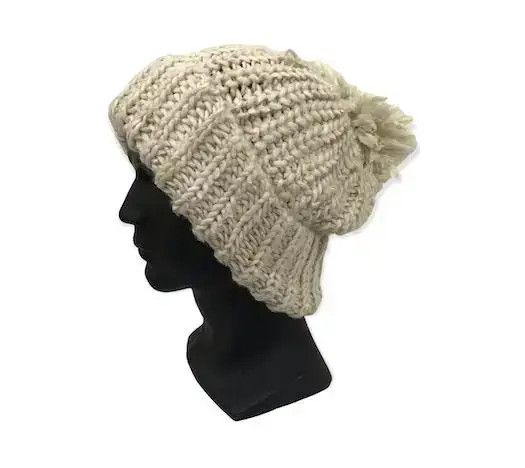 Japanese Brand × Vintage Hyphen World Gallery Knit Beanie Hat Size ONE SIZE - 1 Thumbnail