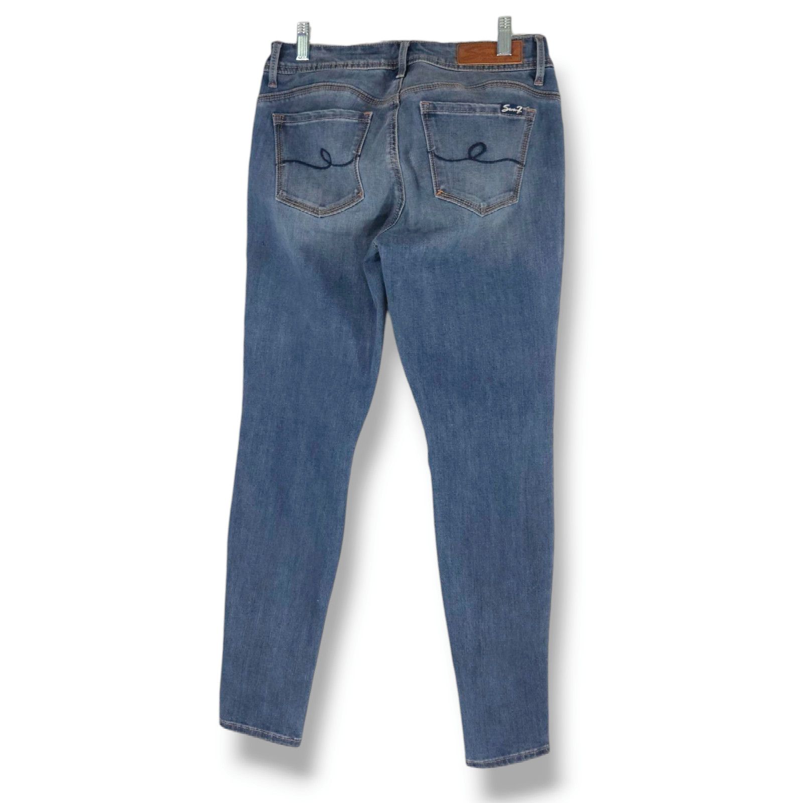 Seven 7 EUC Seven 7 Mid Rise Slim Legging Jeans Sz. 4 [27.5] x28 Size 27" / US 4 / IT 40 - 3 Thumbnail
