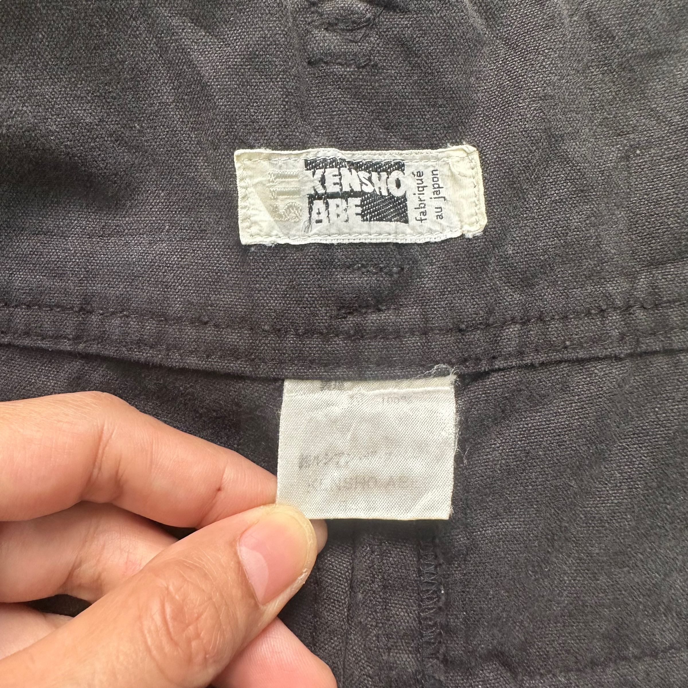 Japanese Brand KENSHO ABE 511 HIGH WAIST QUARTER PANT W25 #8004-71 Size US 26 / EU 42 - 6 Thumbnail