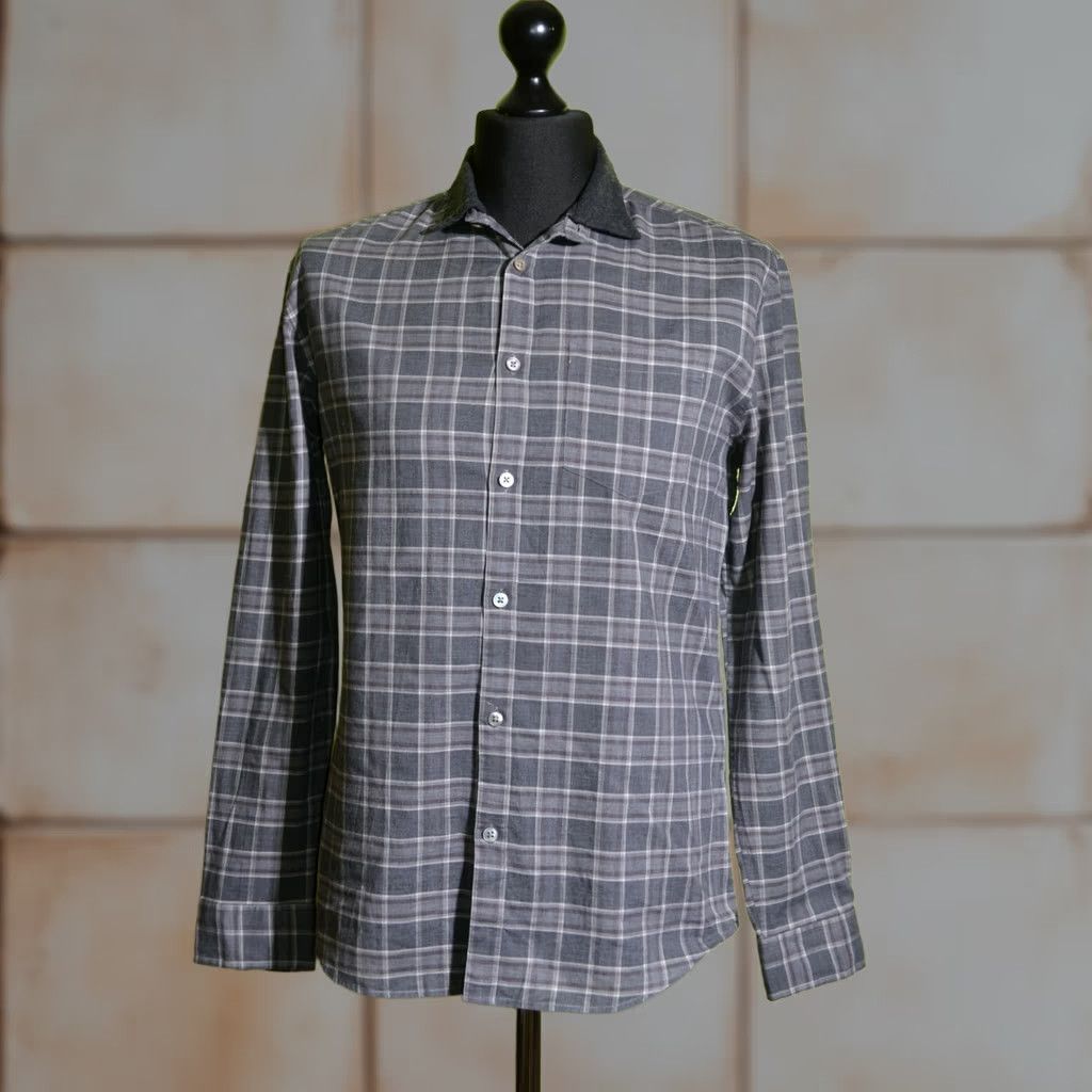 John Varvatos John Varvatos Shirt Mens S Grey Long Sleeve Size Size US S / EU 44-46 / 1 - 1 Thumbnail