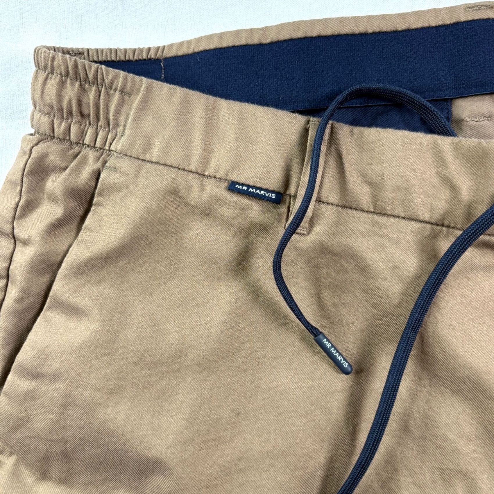 Vintage Mr Marvis Pants Mens 38x32 Brown Chino The Actives Trousers Stretch Size US 38 / EU 54 - 2 Thumbnail