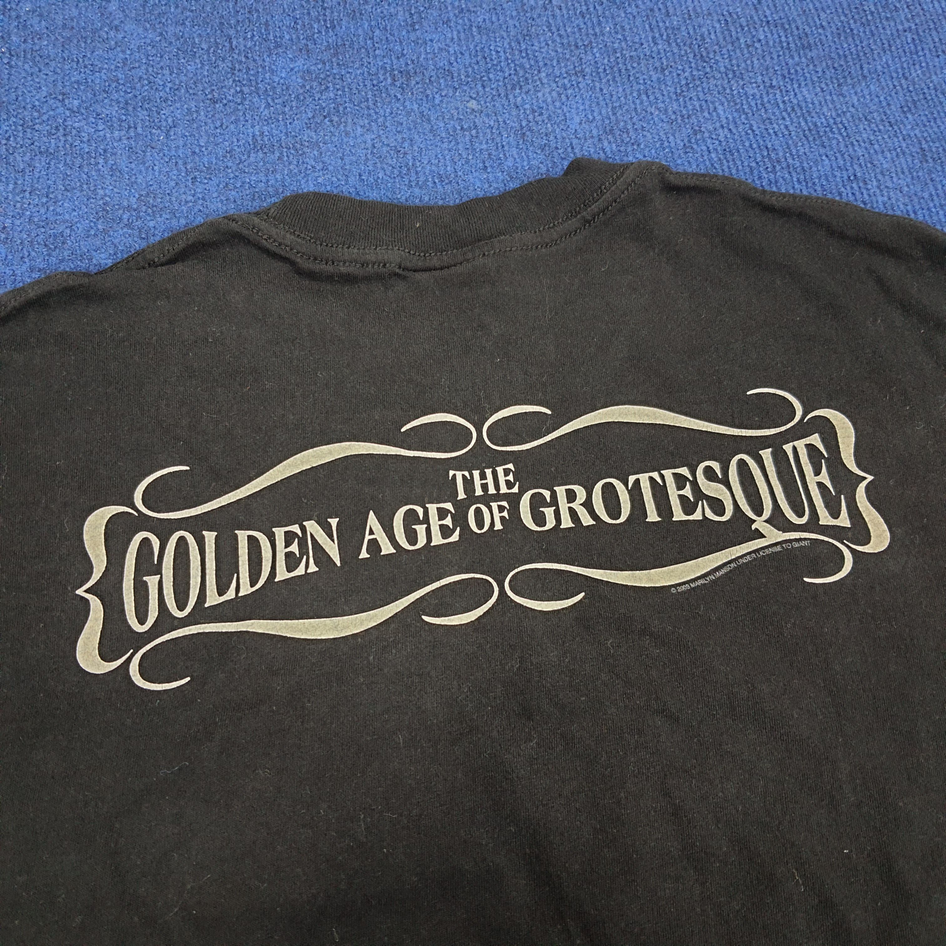Band Tees × Marilyn Manson × Vintage Vintage Marilyn Manson Golden Age of Grotesque 2003 T-shirt Size US L / EU 52-54 / 3 - 4 Thumbnail