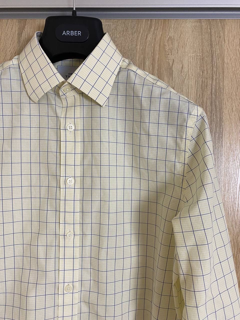 Charles Tyrwhitt 🔥 Charles Tyrwhitt Non Iron Slim Fit Button Up Shirt Cotton Size US XL / EU 56 / 4 - 5 Thumbnail