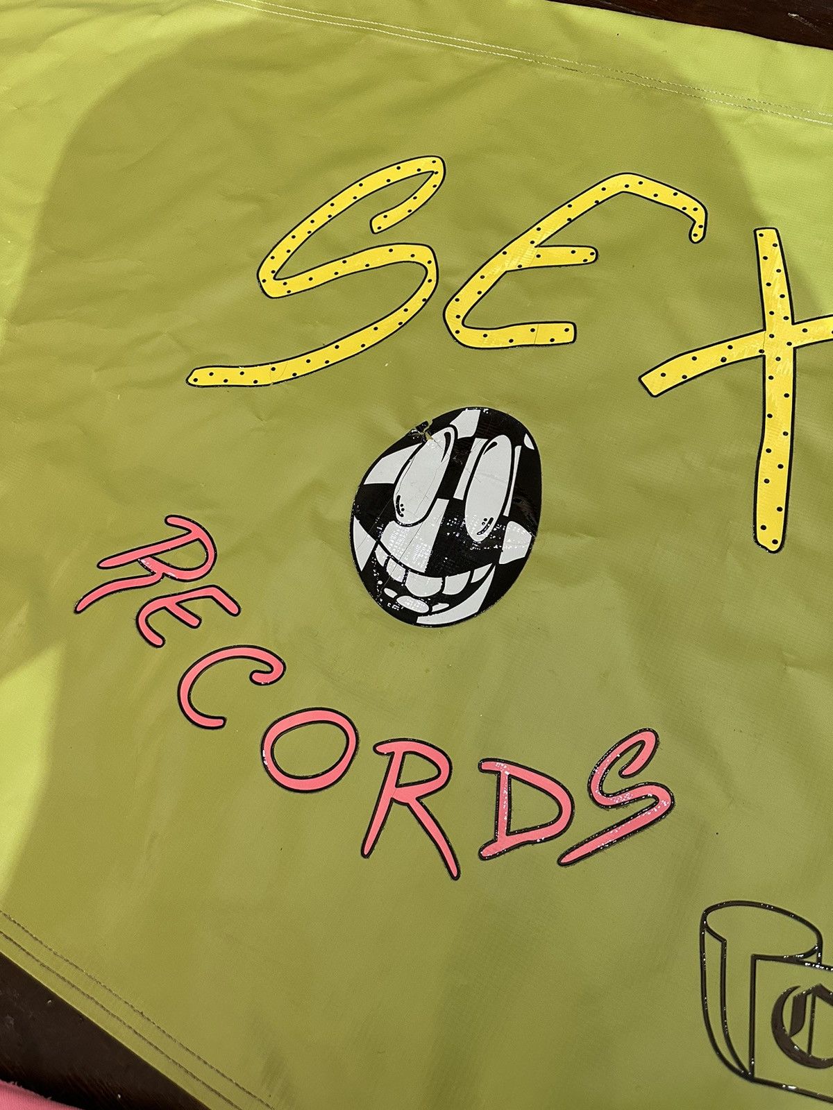 Chrome Hearts × Matty Boy CHROME HEARTS HUGE SEX RECORDS MATTY BOY FLAG BANNER Size ONE SIZE - 5 Thumbnail