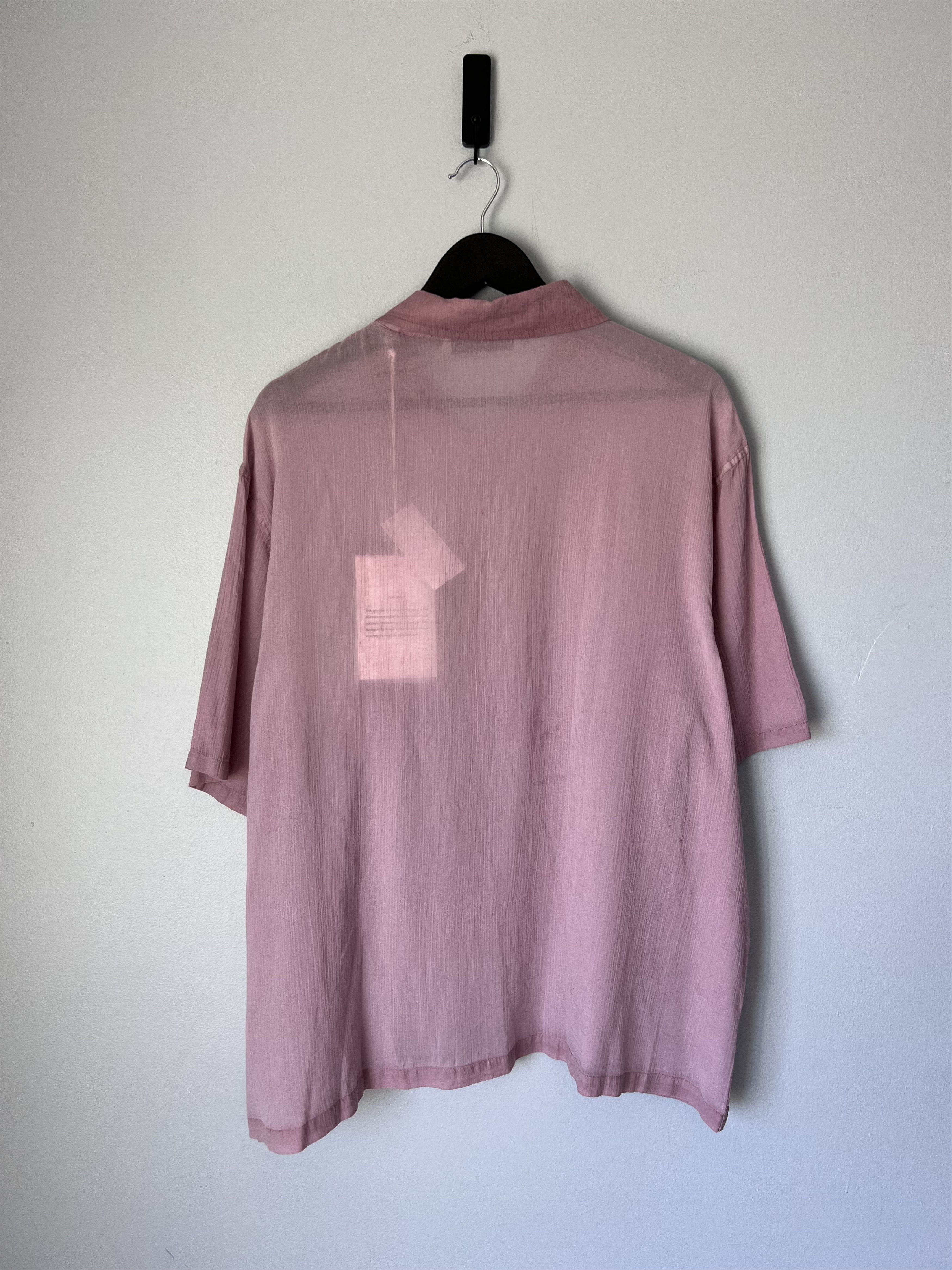 Our Legacy Our Legacy Coated Voile Short Sleeve Box Shirt in Lilac Size US S / EU 44-46 / 1 - 5 Thumbnail