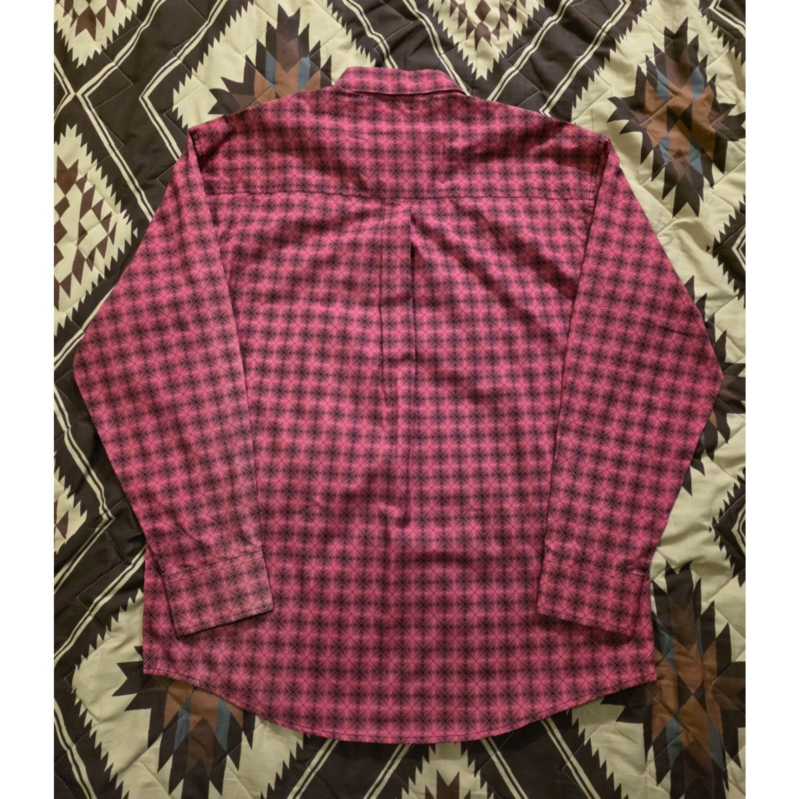 Wrangler VINTAGE Wrangler Breast Cancer Awareness Long Sleeve Button Up Shirt Pink Mens Large Size US L / EU 52-54 / 3 - 3 Thumbnail
