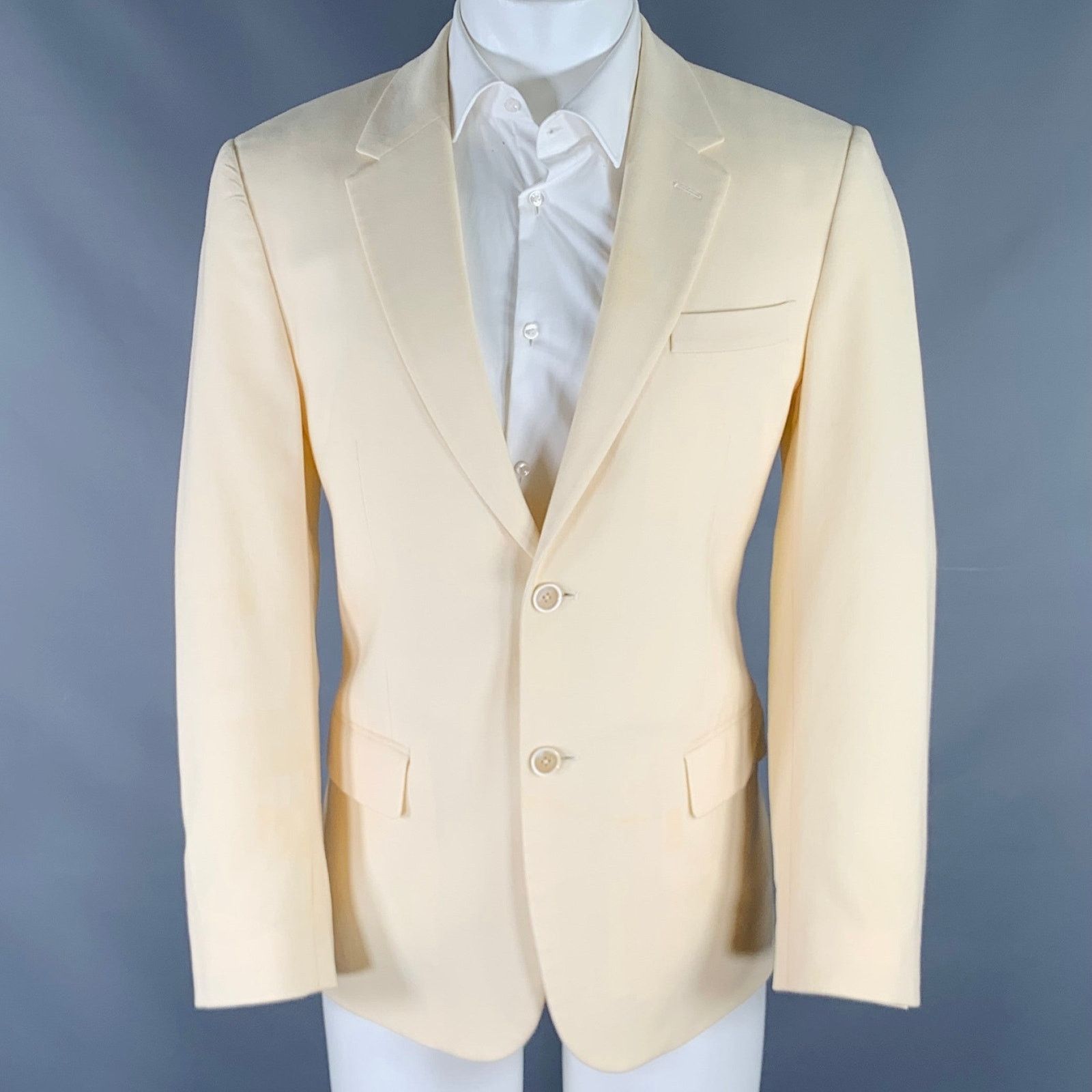 Alexander McQueen Size 40 Beige Wool Single Breasted Sport Coat Size 40R - 1 Thumbnail
