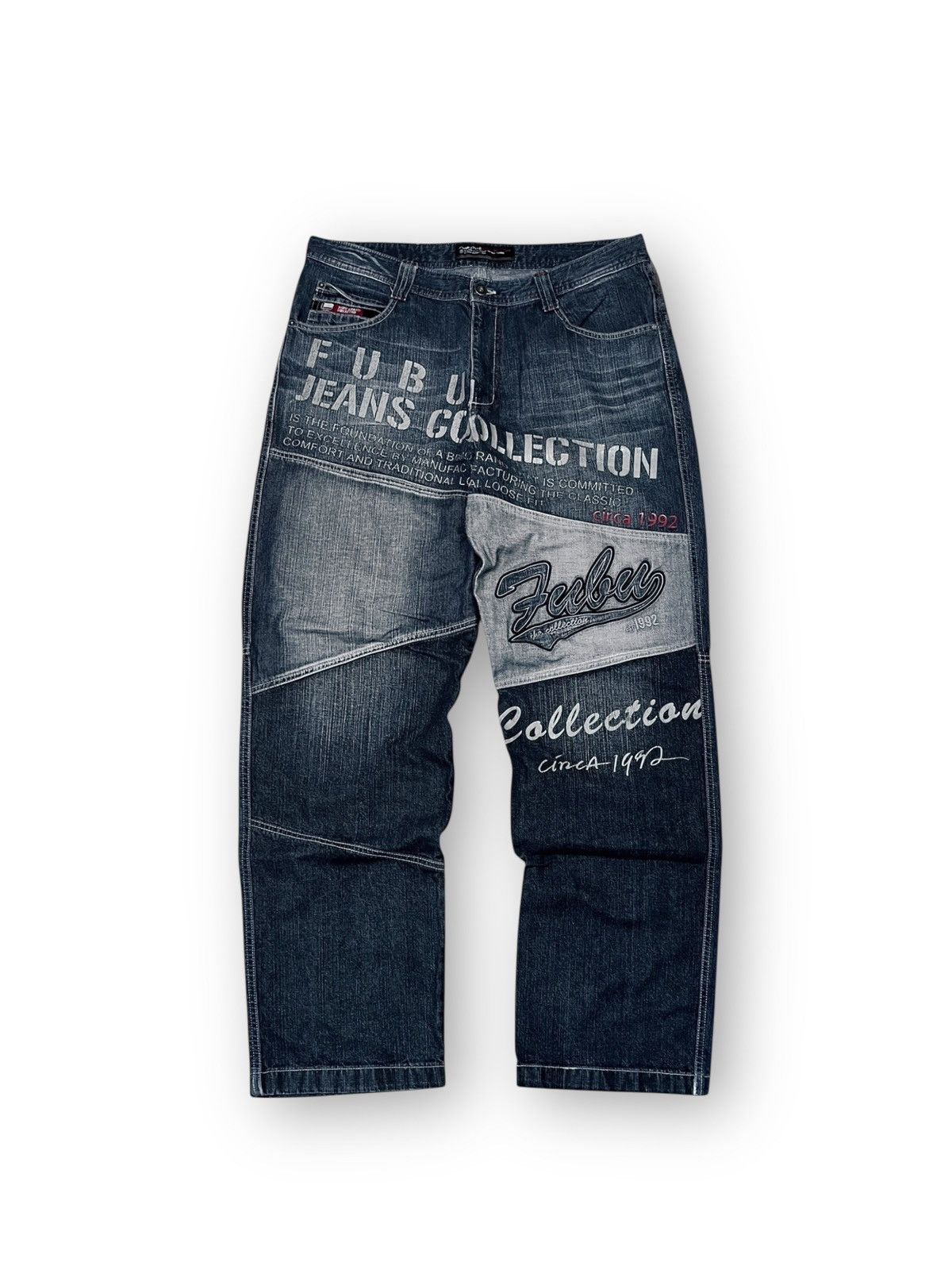 Fubu Fubu Collection Circa 1992 Vintage Denim Pants Size US 36 / EU 52 - 1 Thumbnail