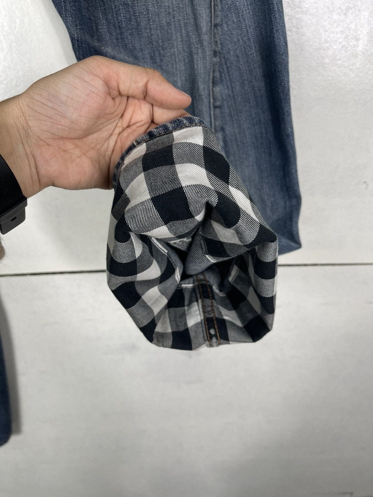 Japanese Brand RIMASTER RIPPED DENIM JEANS Size US 30 / EU 46 - 14 Thumbnail