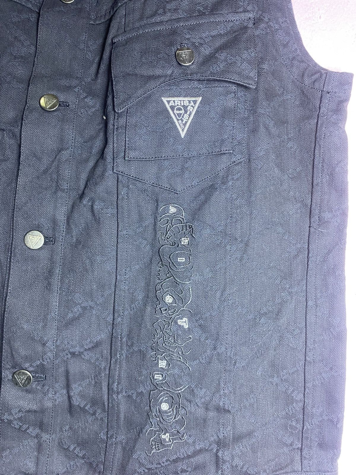 Denime ARISTRIST 10TH Anniversary Sleeveless Denim Vest Jacket Size US XL / EU 56 / 4 - 7 Thumbnail