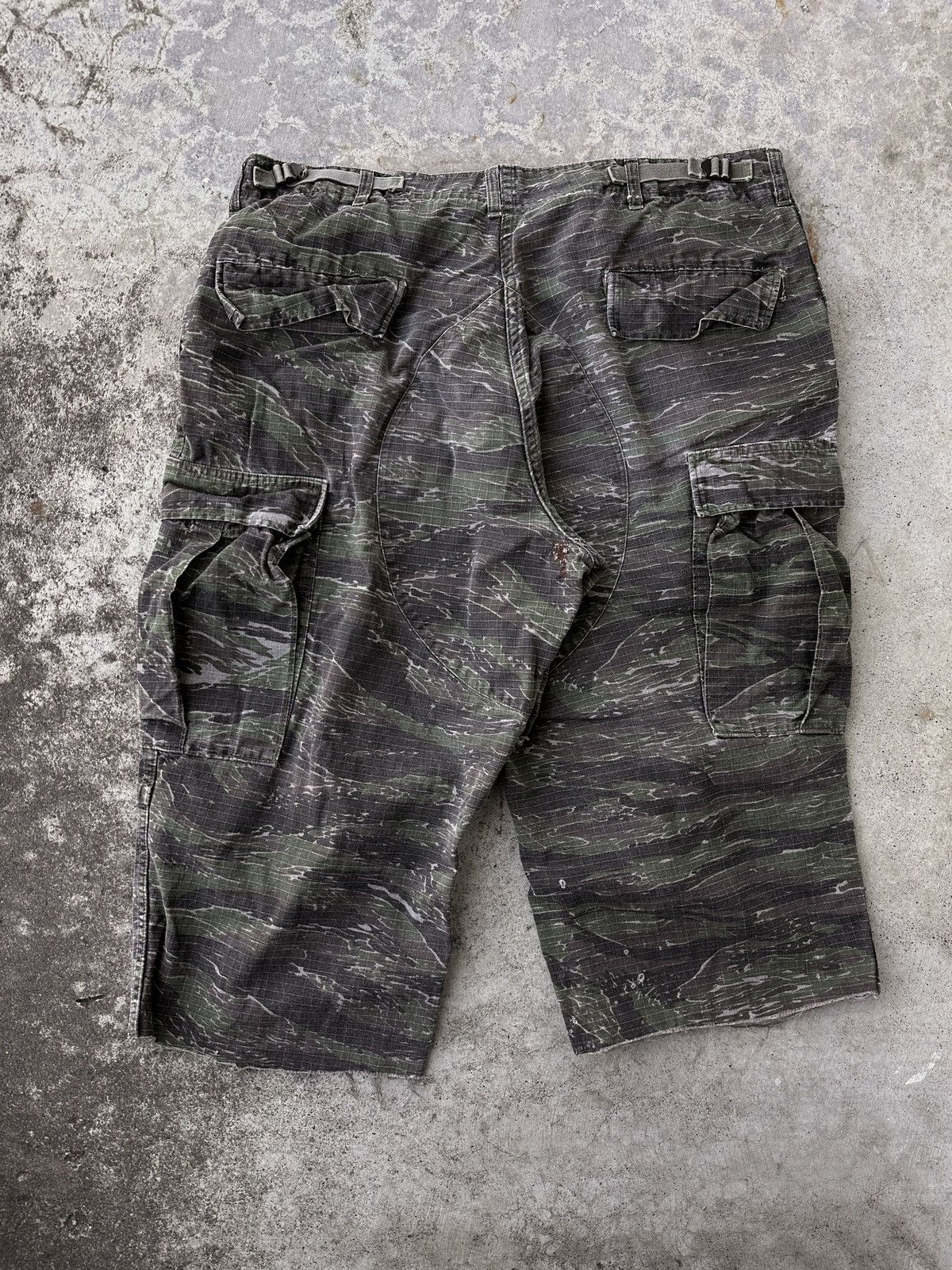 Vintage Tiger camo military y2k ripstop cargo combat capris jort Size US 38 / EU 54 - 3 Thumbnail