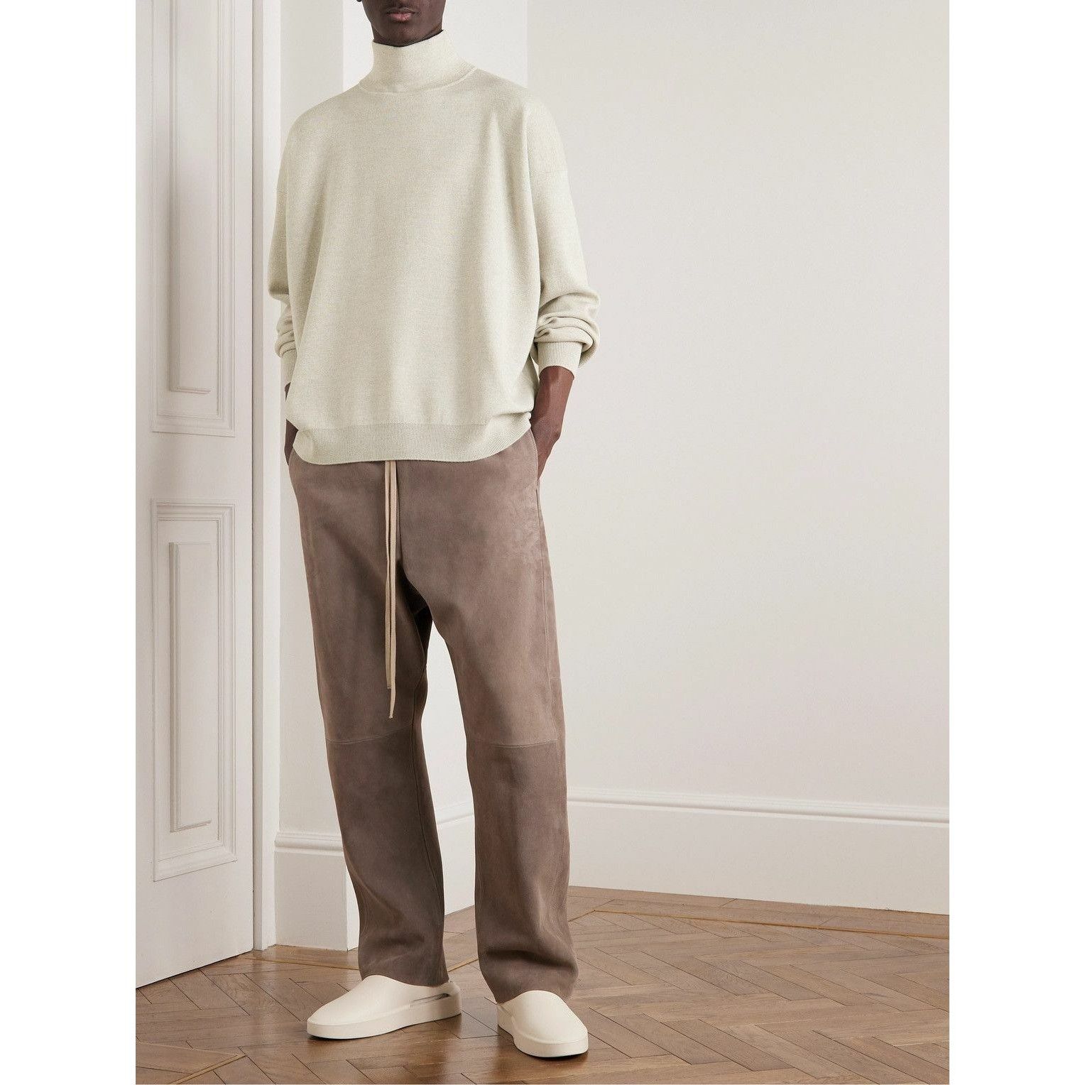 Fear of God Fear of God Eternal Merino Wool Turtleneck in Cream XX-Large Size US XXL / EU 58 / 5 - 12 Thumbnail