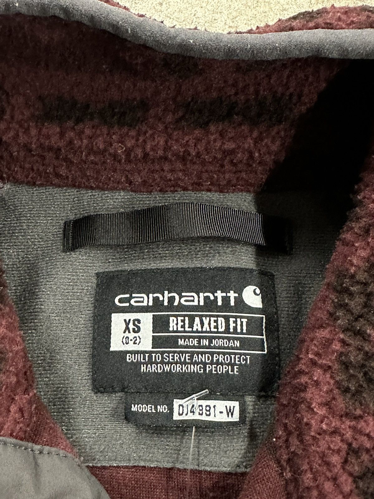 Carhartt Crazy Y2K Carhartt Navajo Print Snap T Deep Pile Fleece Size XS / US 0-2 / IT 36-38 - 9 Thumbnail