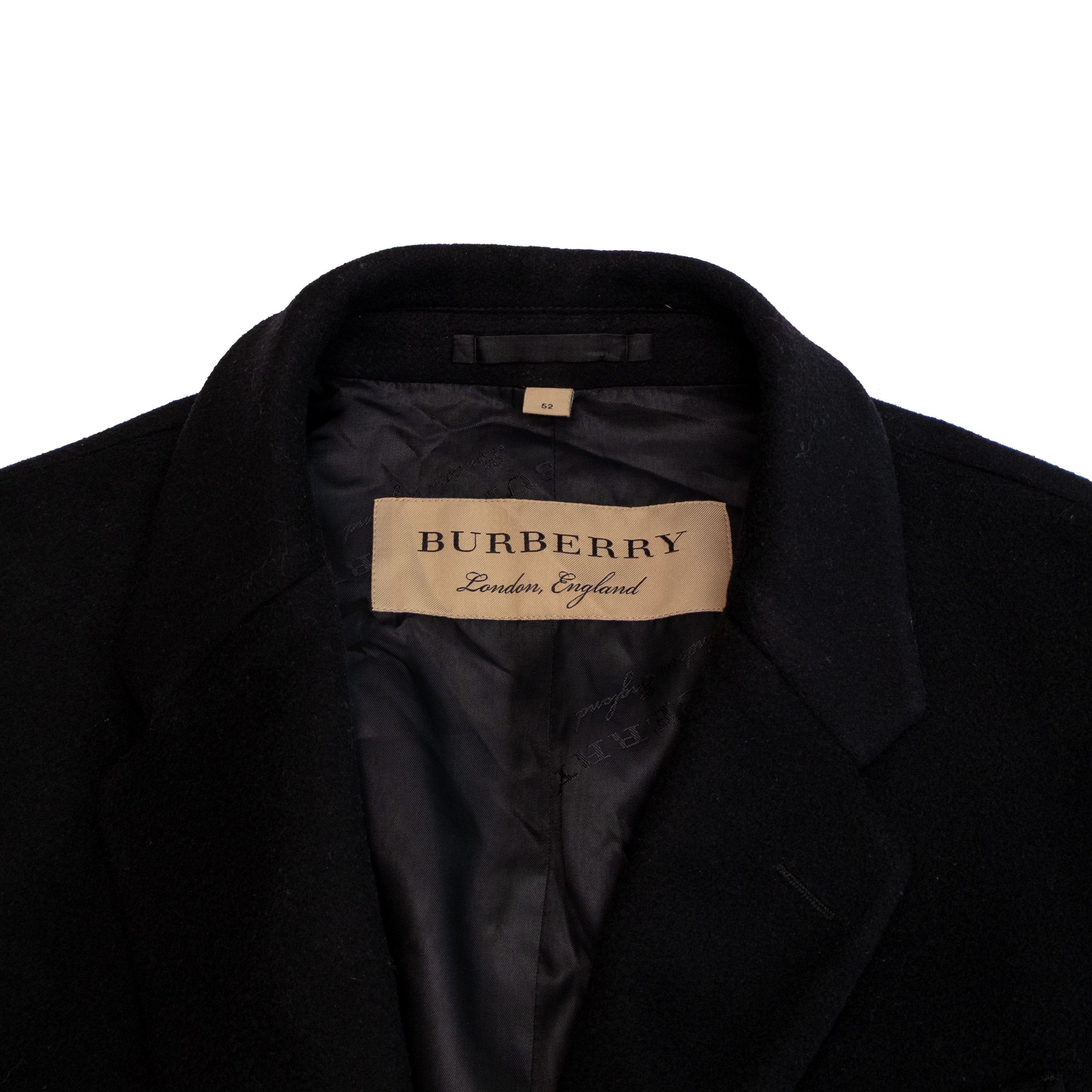 Burberry Burberry London Black Wool Cashmere Overcoat Mens Size 52 Size US L / EU 52-54 / 3 - 5 Thumbnail