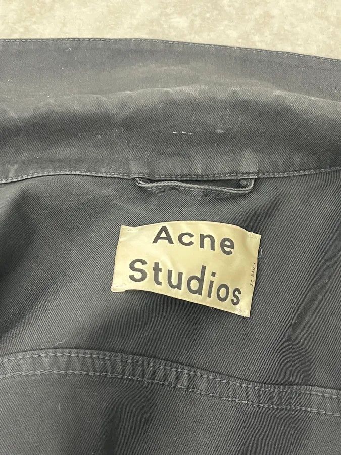 Acne Studios AW2013 Acne Studios Black Obscure Denim Trucker Jacket Size US S / EU 44-46 / 1 - 10 Thumbnail