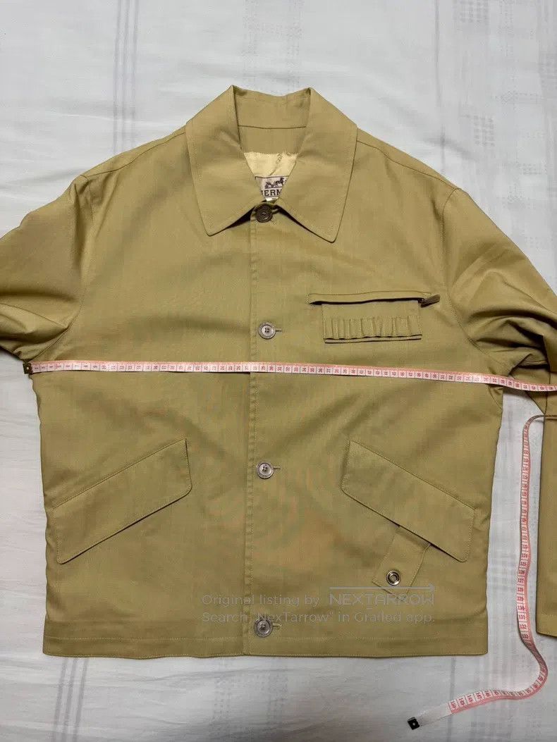 Hermes Hermes Mulberry Silk Jacket Coat Size US M / EU 48-50 / 2 - 4 Thumbnail