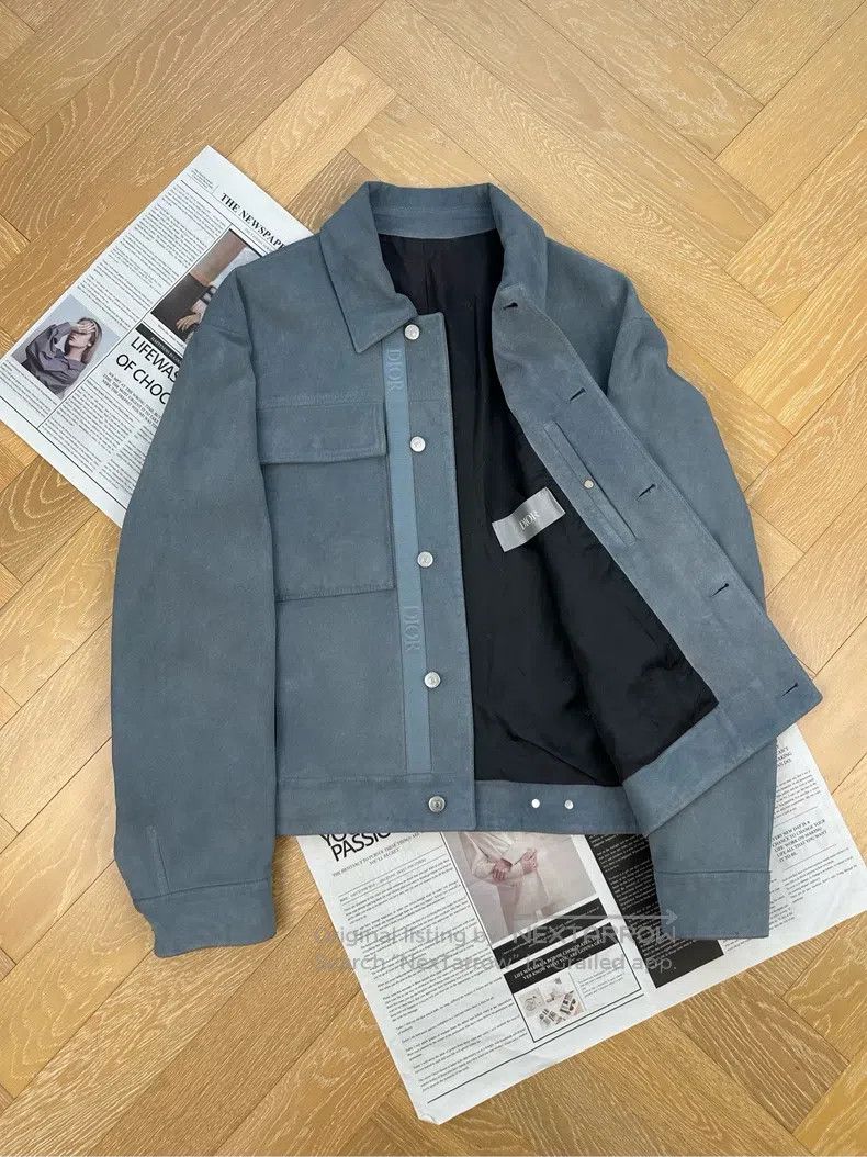 Dior Dior Frosted calfskin heavyweight casual business leather Size US L / EU 52-54 / 3 - 1 Thumbnail
