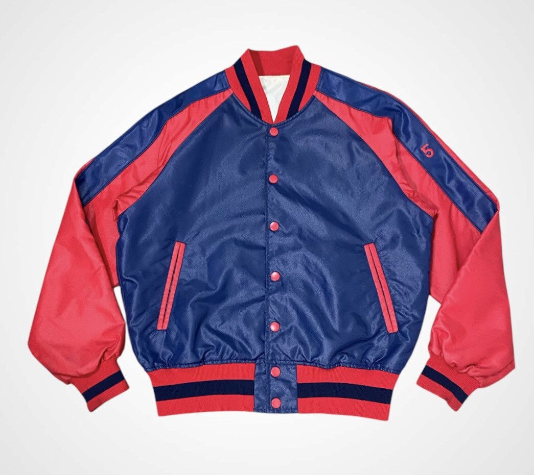 Descente × Vintage A12 🇯🇵 Rare - Vintage The Best by Descente Varsity Jacket Size US L / EU 52-54 / 3 - 3 Thumbnail